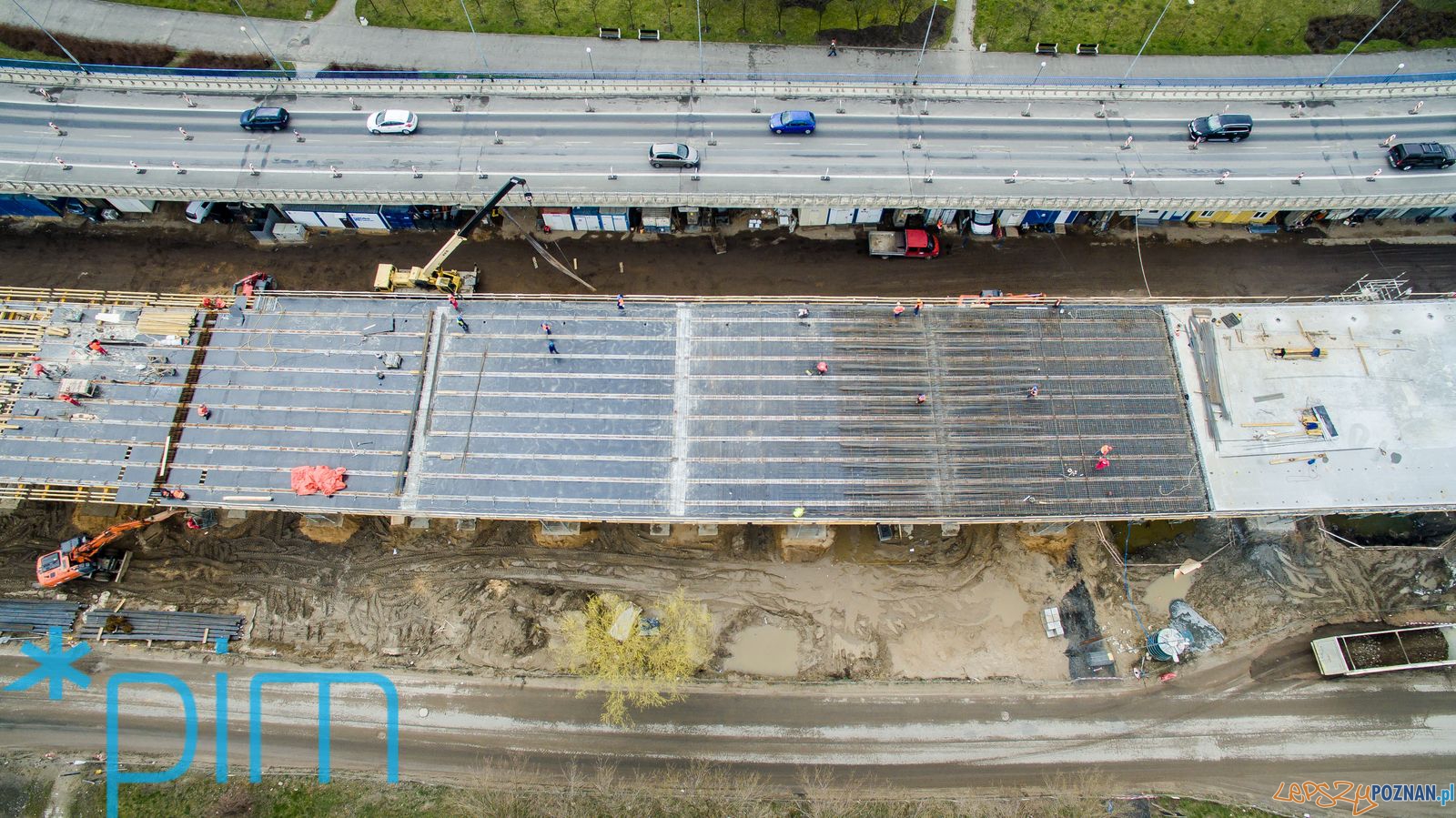 Estakada katowicka - widok z drona (1) Foto: Estakada katowicka - widok z drona (1) Foto: