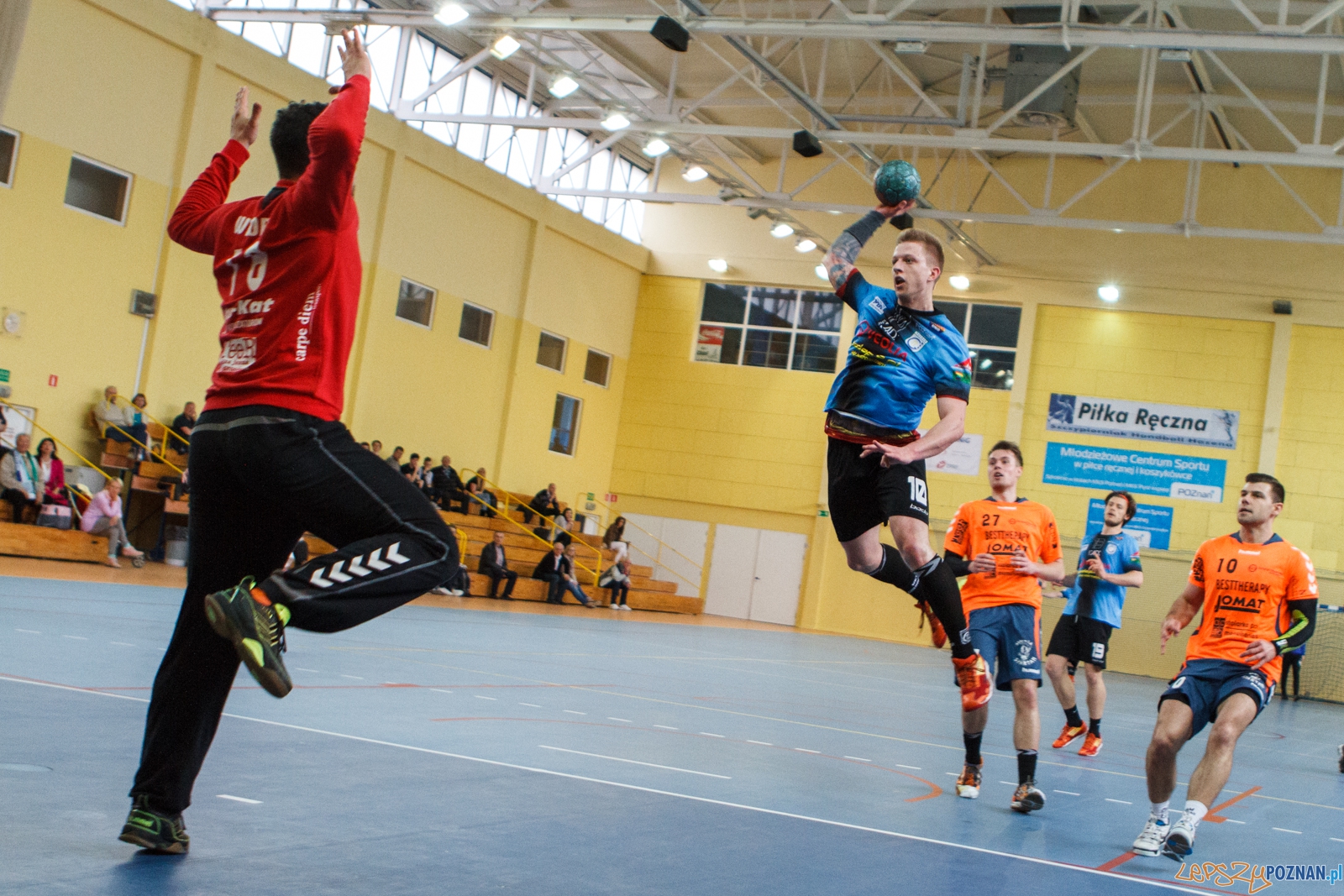 WKS Grunwald - Sparta Oborniki 26:20 - Poznań 16.04.2016 r. Foto: LepszyPOZNAN.pl / Pawel Rychter WKS Grunwald - Sparta Oborniki 26:20 - Poznań 16.04.2016 r. Foto: LepszyPOZNAN.pl / Pawel Rychter