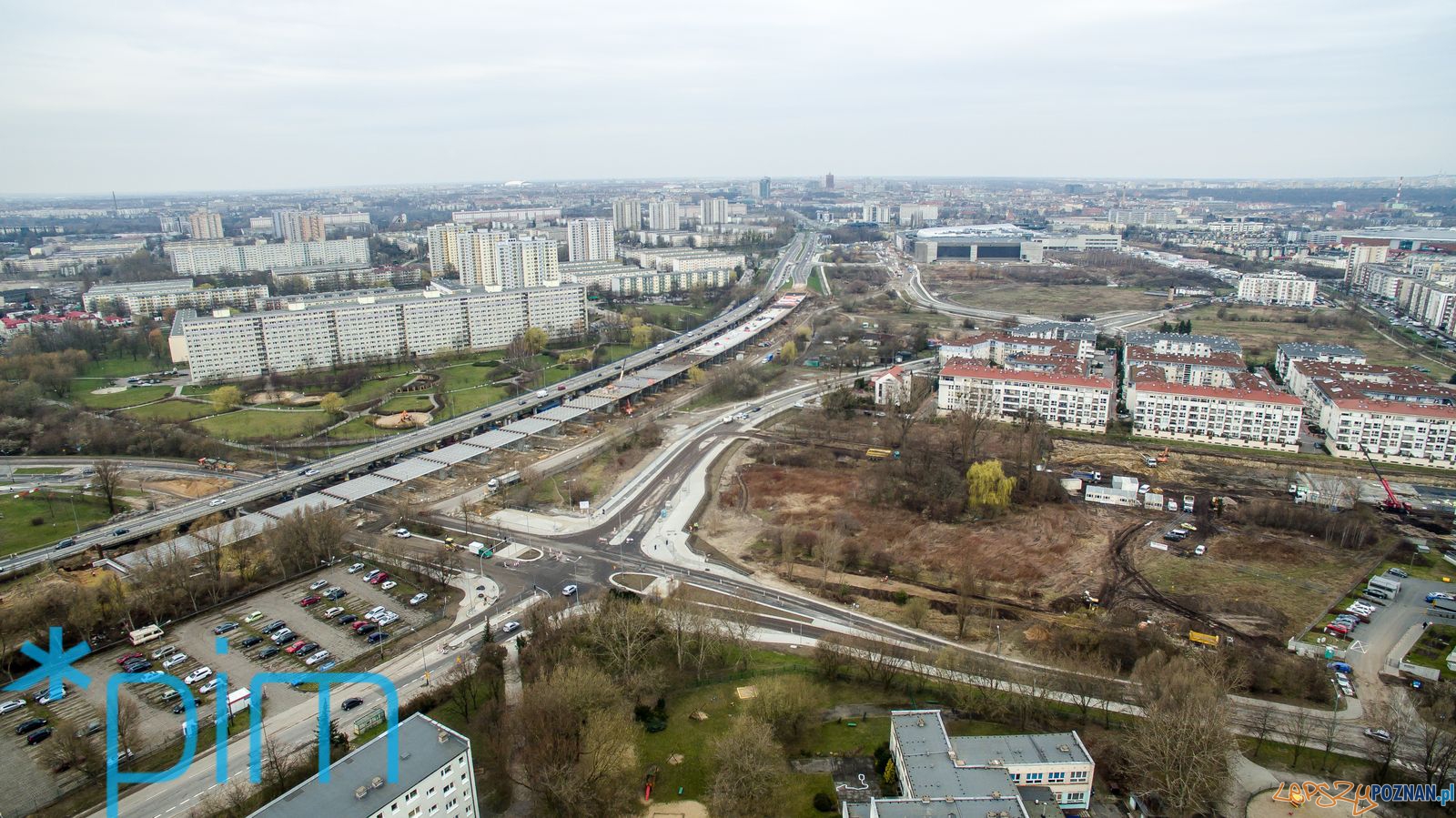Estakada katowicka - widok z drona (4) Foto: Estakada katowicka - widok z drona (4) Foto: