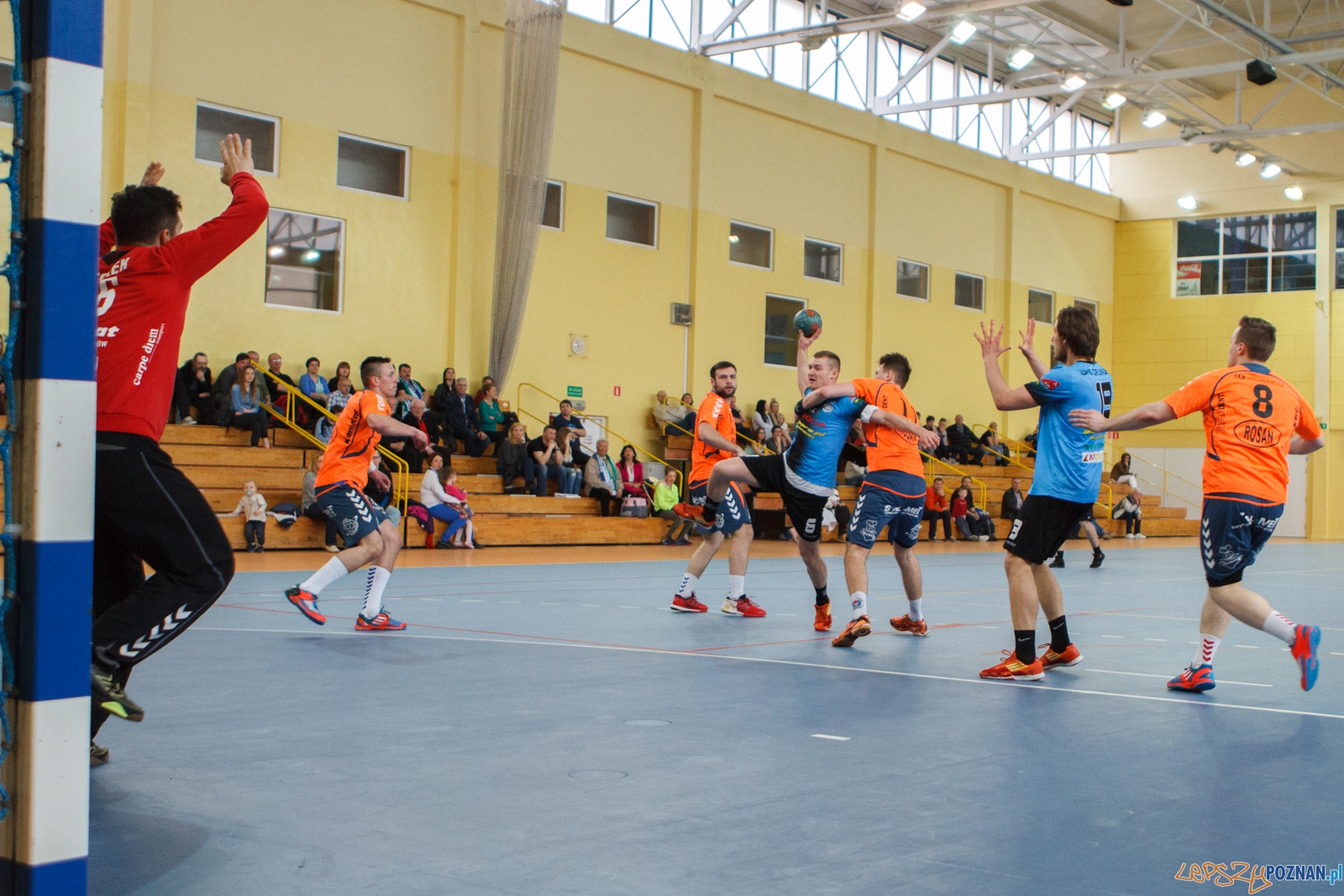 WKS Grunwald - Sparta Oborniki 26:20 - Poznań 16.04.2016 r. Foto: LepszyPOZNAN.pl / Pawel Rychter WKS Grunwald - Sparta Oborniki 26:20 - Poznań 16.04.2016 r. Foto: LepszyPOZNAN.pl / Pawel Rychter