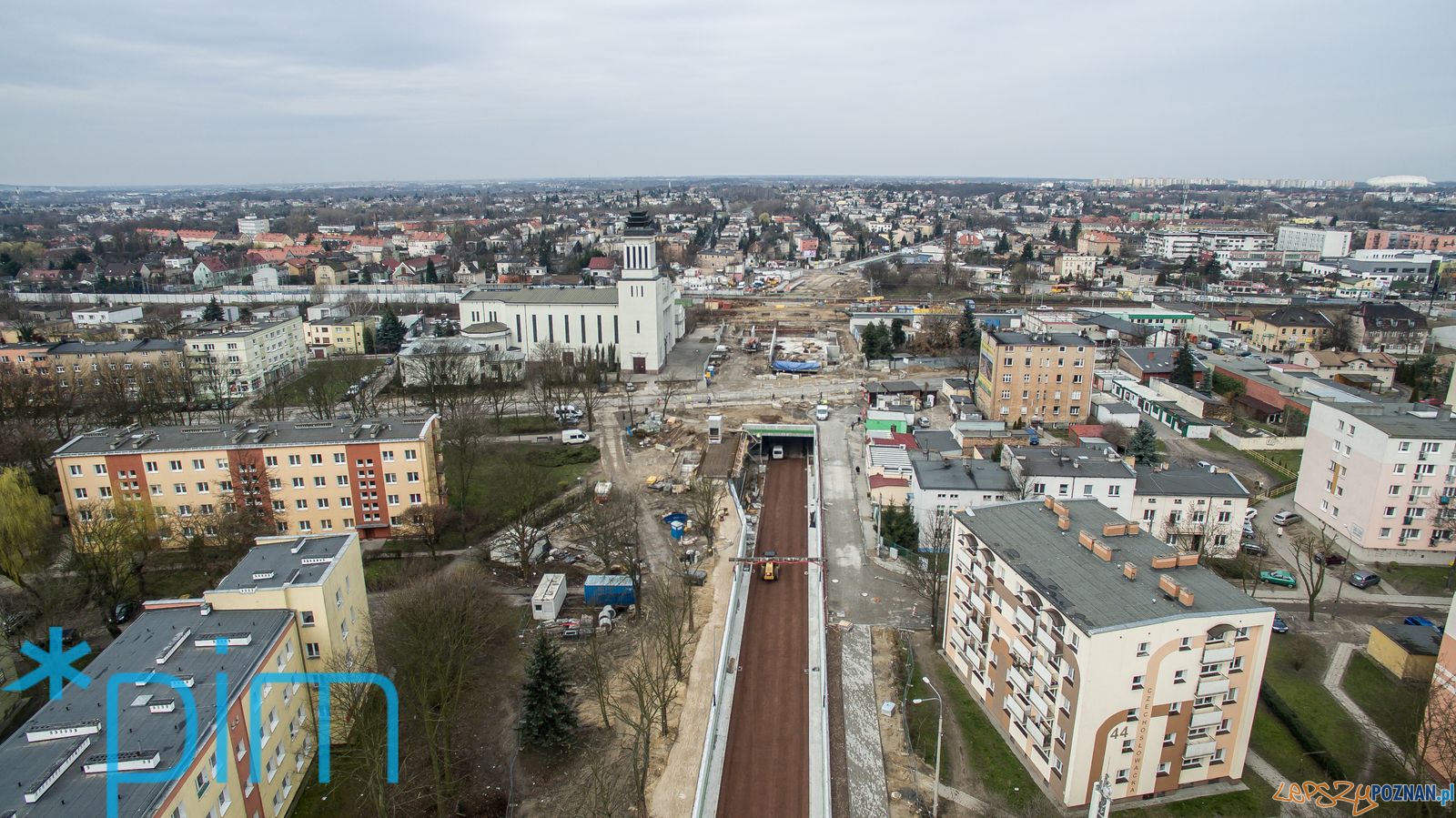 Remont Czechoslowackiej z drona (6) Foto: Remont Czechoslowackiej z drona (6) Foto: