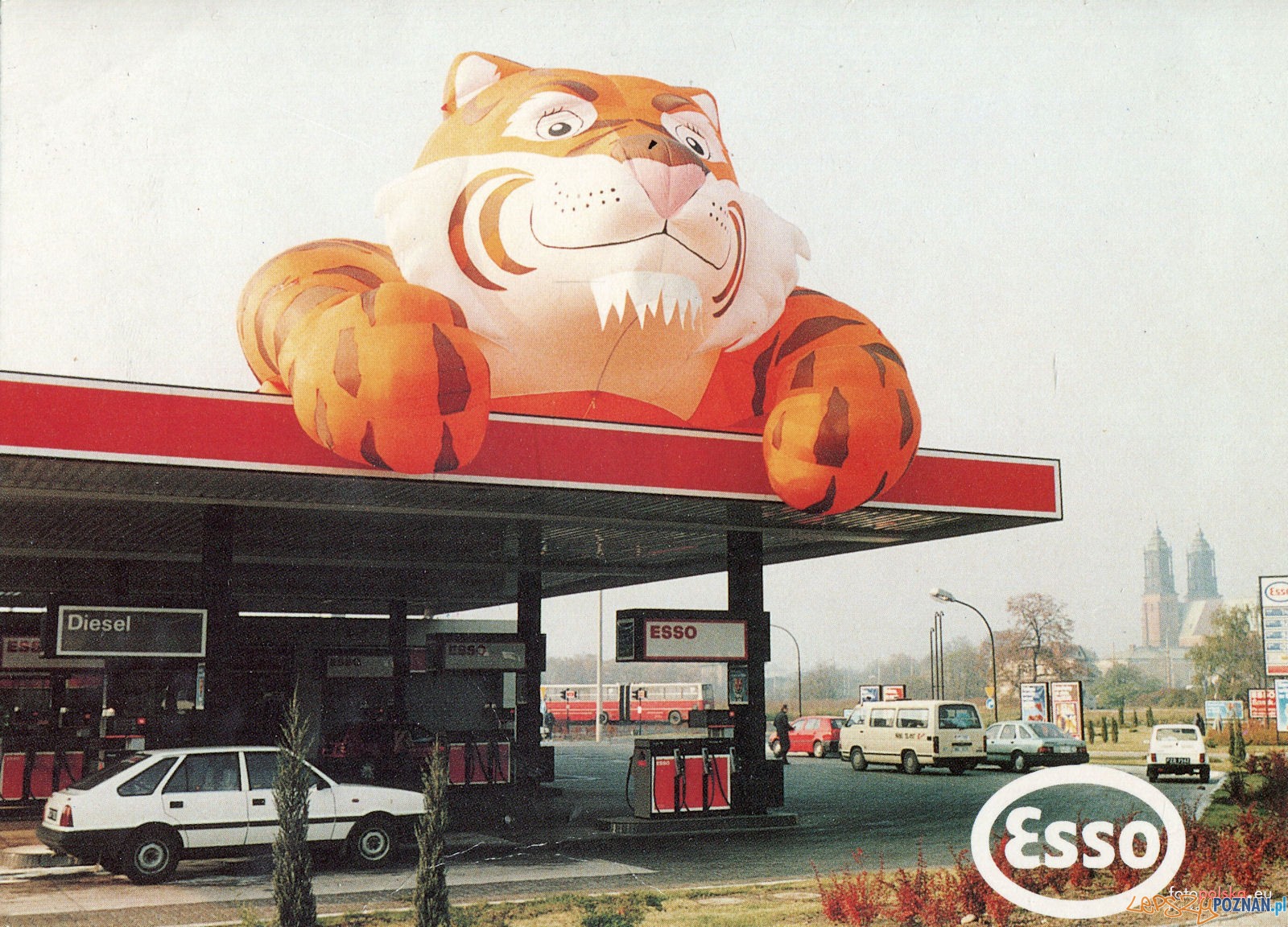 Stacja ESSO 1992-95 Pocztowka promocyjna  Foto: fotopolska