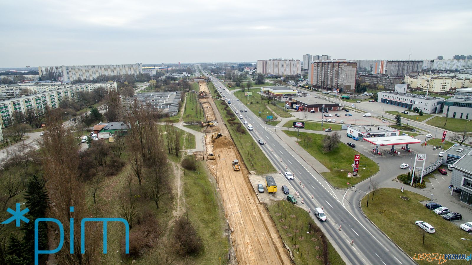 Estakada katowicka - widok z drona (8) Foto: Estakada katowicka - widok z drona (8) Foto: