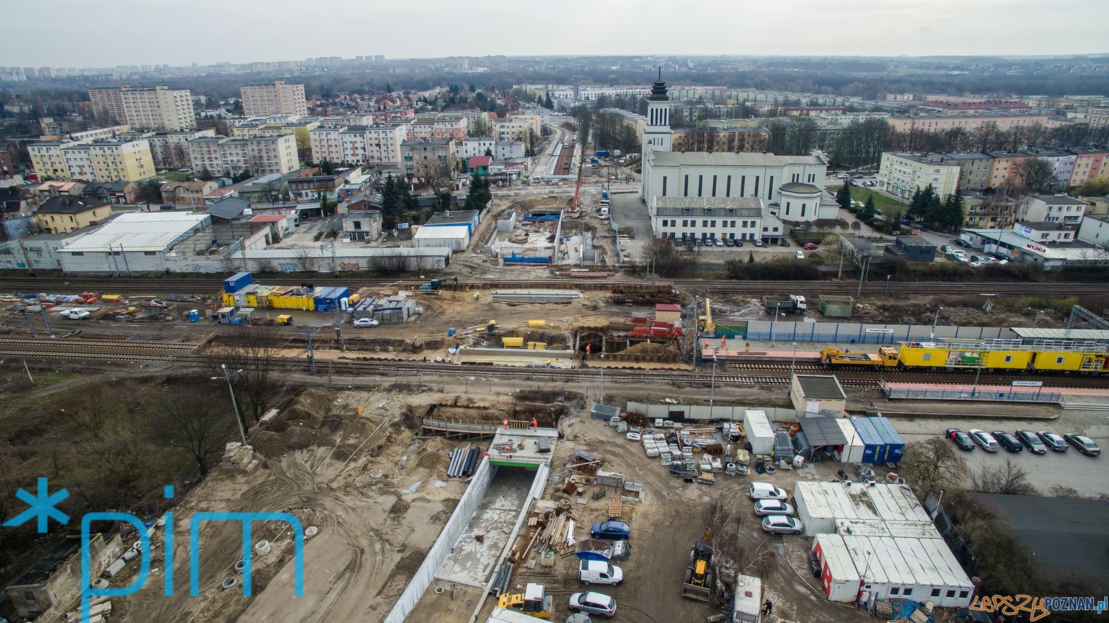 Remont Czechoslowackiej z drona (3) Foto: Remont Czechoslowackiej z drona (3) Foto: