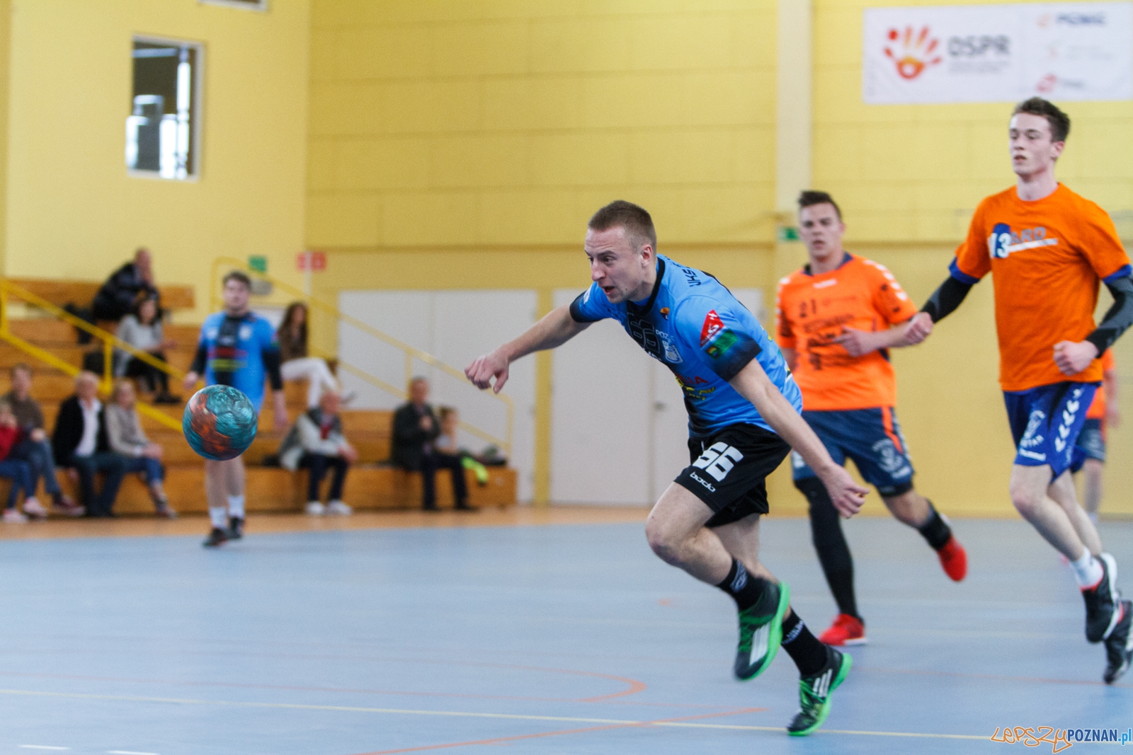 WKS Grunwald - Sparta Oborniki 26:20 - Poznań 16.04.2016 r. Foto: LepszyPOZNAN.pl / Pawel Rychter WKS Grunwald - Sparta Oborniki 26:20 - Poznań 16.04.2016 r. Foto: LepszyPOZNAN.pl / Pawel Rychter