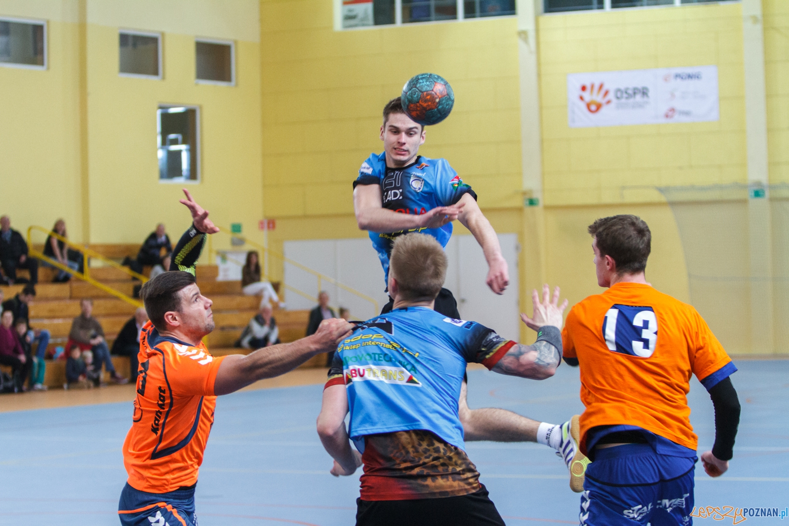 WKS Grunwald - Sparta Oborniki 26:20 - Poznań 16.04.2016 r. Foto: LepszyPOZNAN.pl / Pawel Rychter WKS Grunwald - Sparta Oborniki 26:20 - Poznań 16.04.2016 r. Foto: LepszyPOZNAN.pl / Pawel Rychter