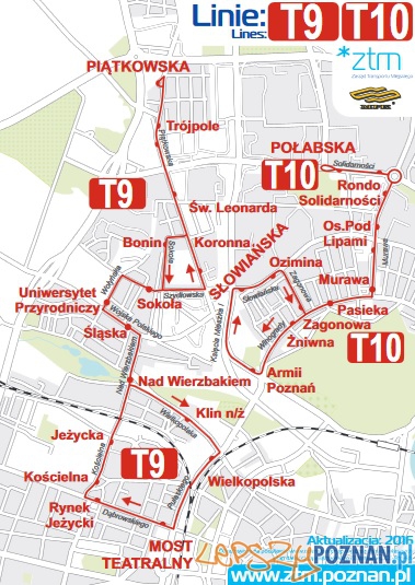 T9 i T10 Foto: ZTM T9 i T10 Foto: ZTM