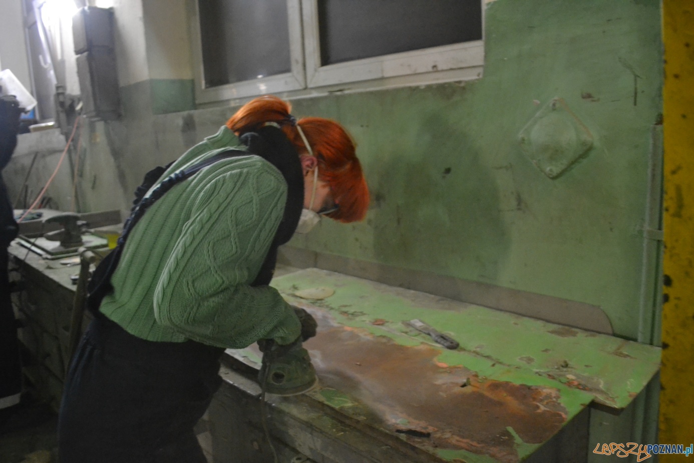 Prace milośników tramwajów Foto: KMPS Prace milośników tramwajów Foto: KMPS