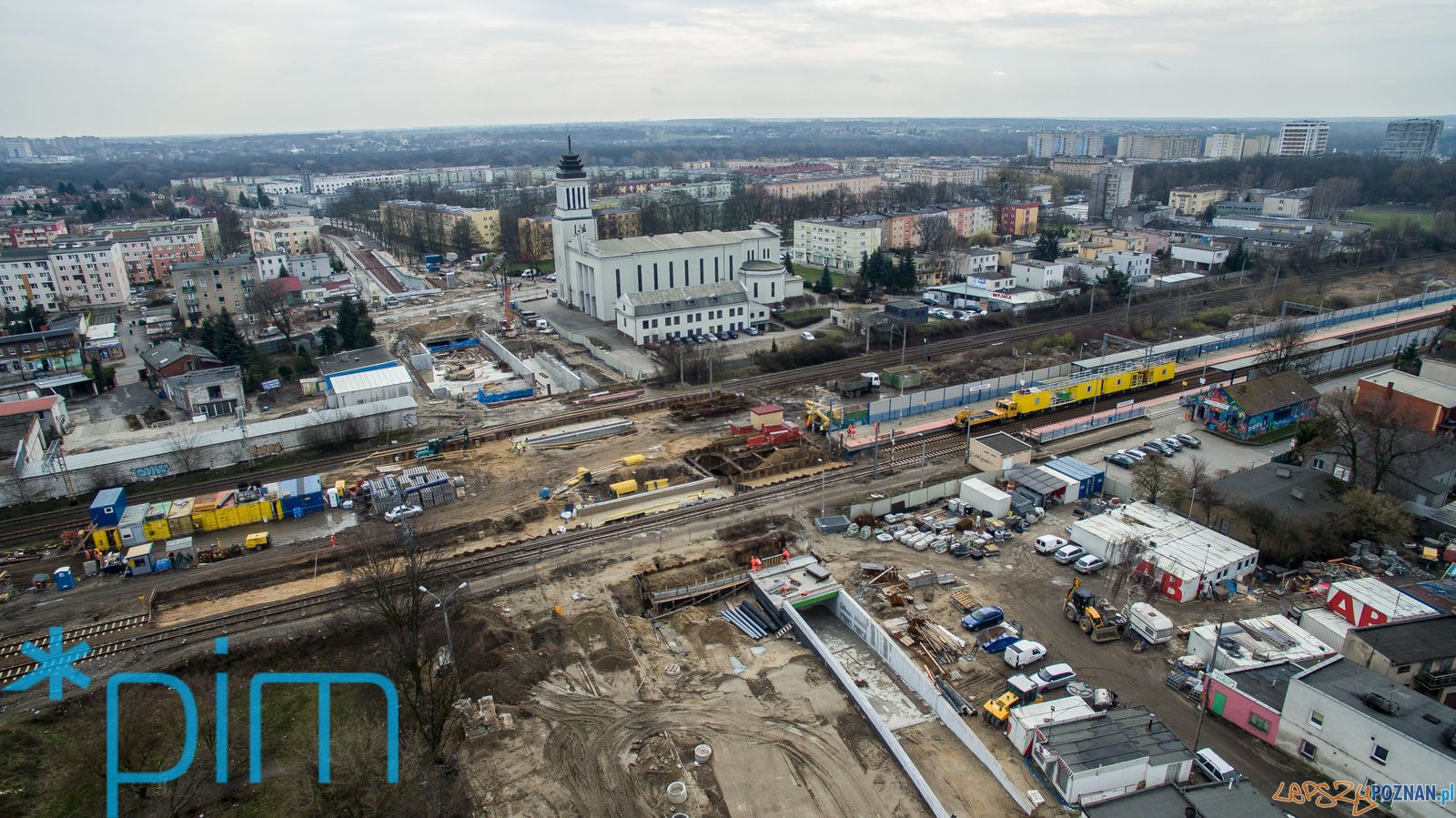 Remont Czechoslowackiej z drona (7) Foto: Remont Czechoslowackiej z drona (7) Foto: