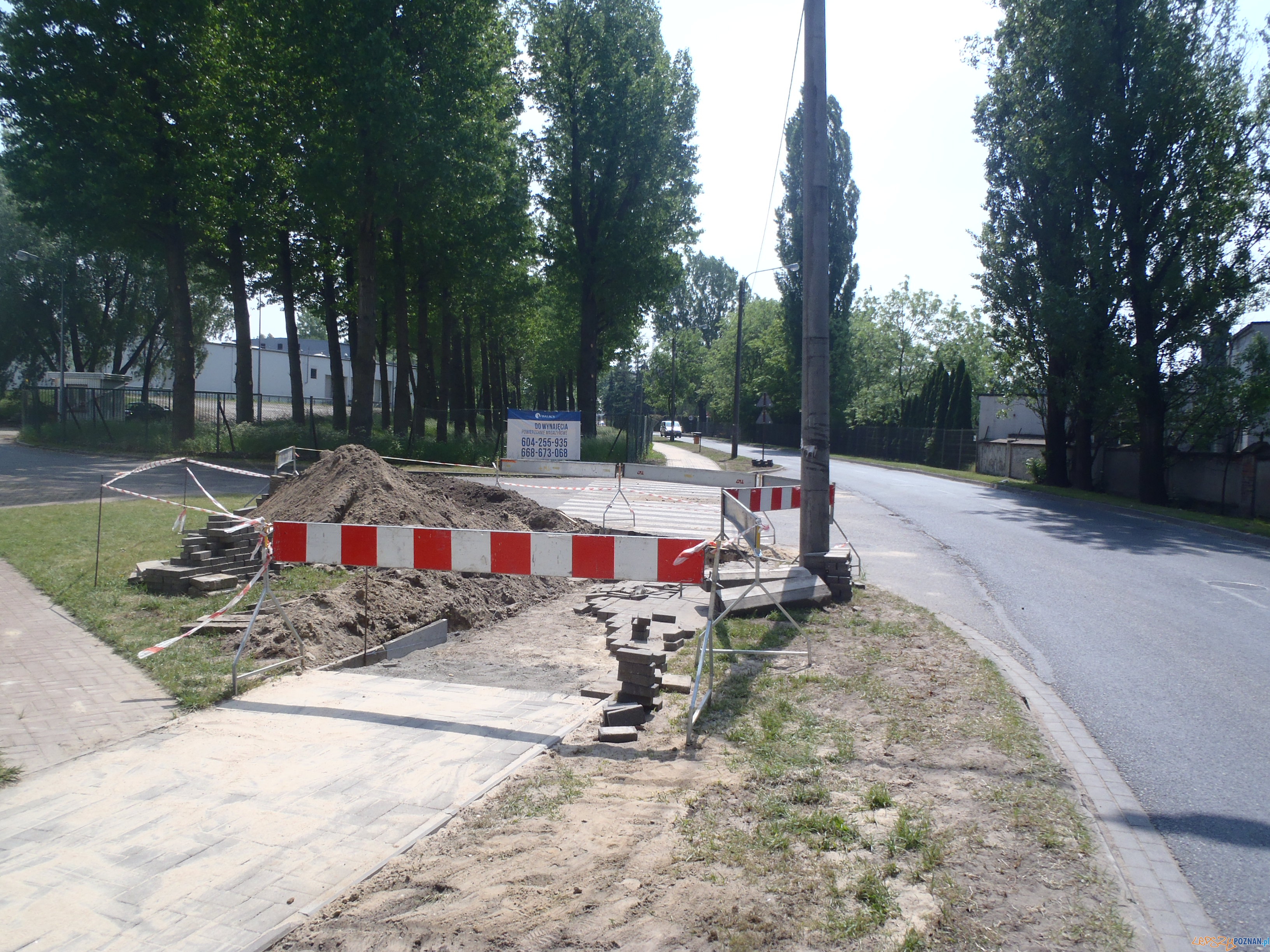 Wykopy na ulicy Krańcowej Foto: Straż Miejska Poznań Wykopy na ulicy Krańcowej Foto: Straż Miejska Poznań