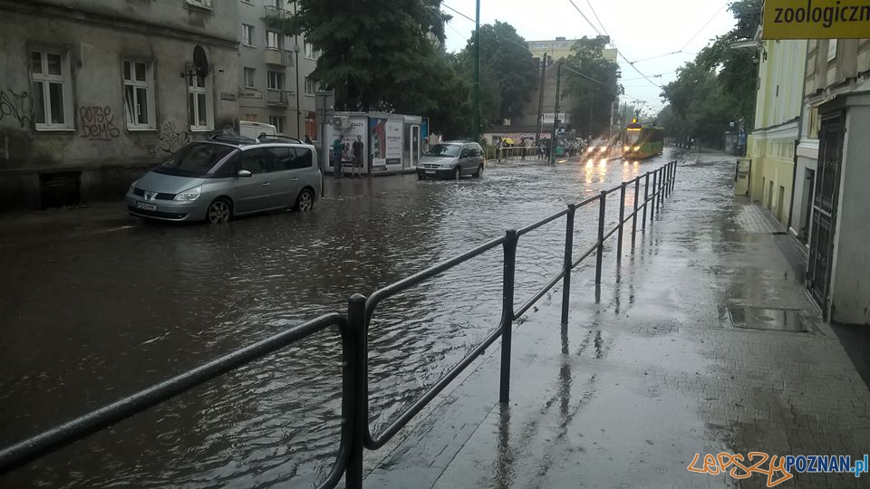 Lało ja z cebra - wuchta ulic zalana Foto: Krzysztof Bartosiak Lało ja z cebra - wuchta ulic zalana Foto: Krzysztof Bartosiak