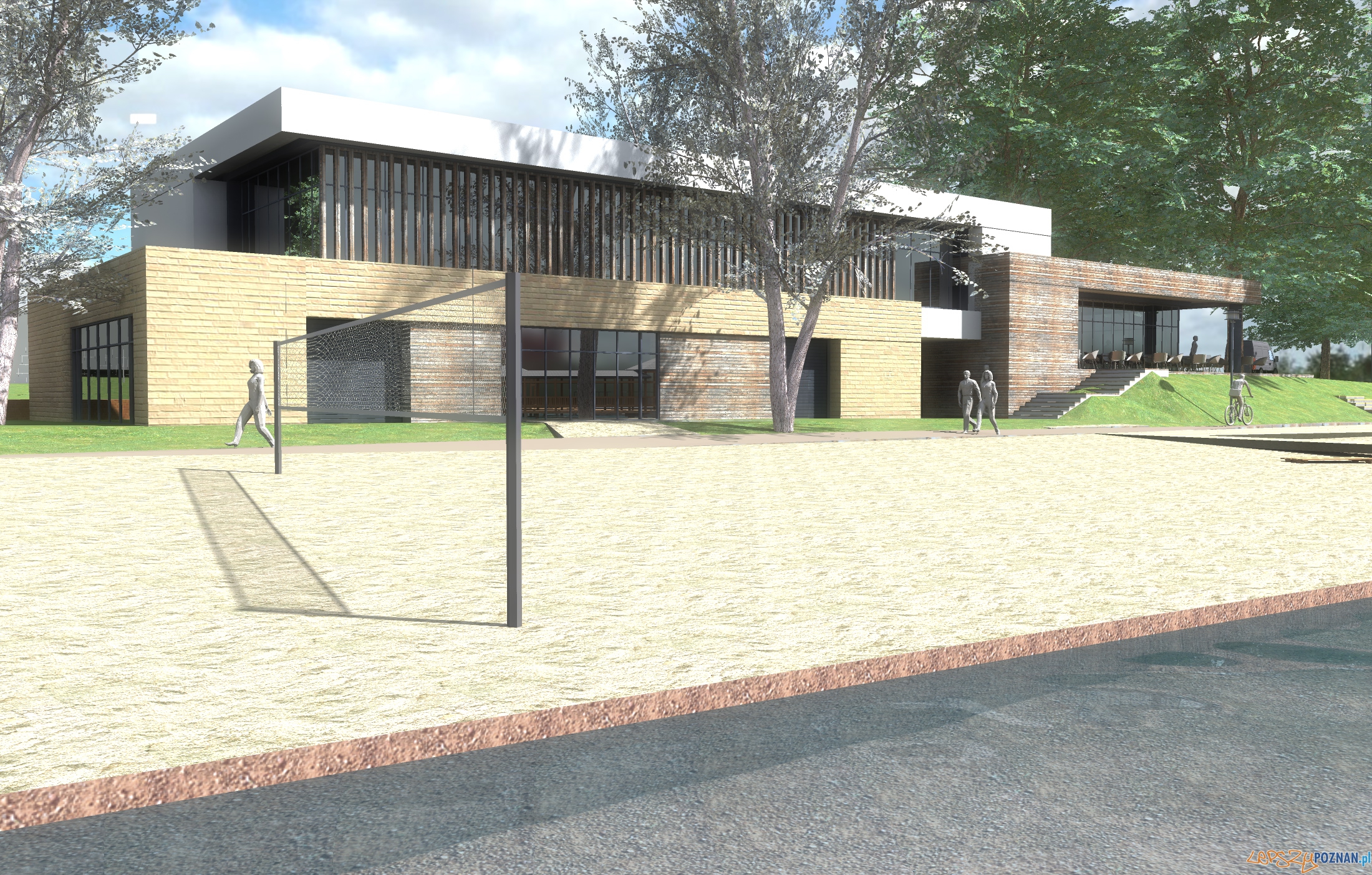 Będą zmiany nad jeziorem Biezdruchowo Foto: wizualizacje Będą zmiany nad jeziorem Biezdruchowo Foto: wizualizacje