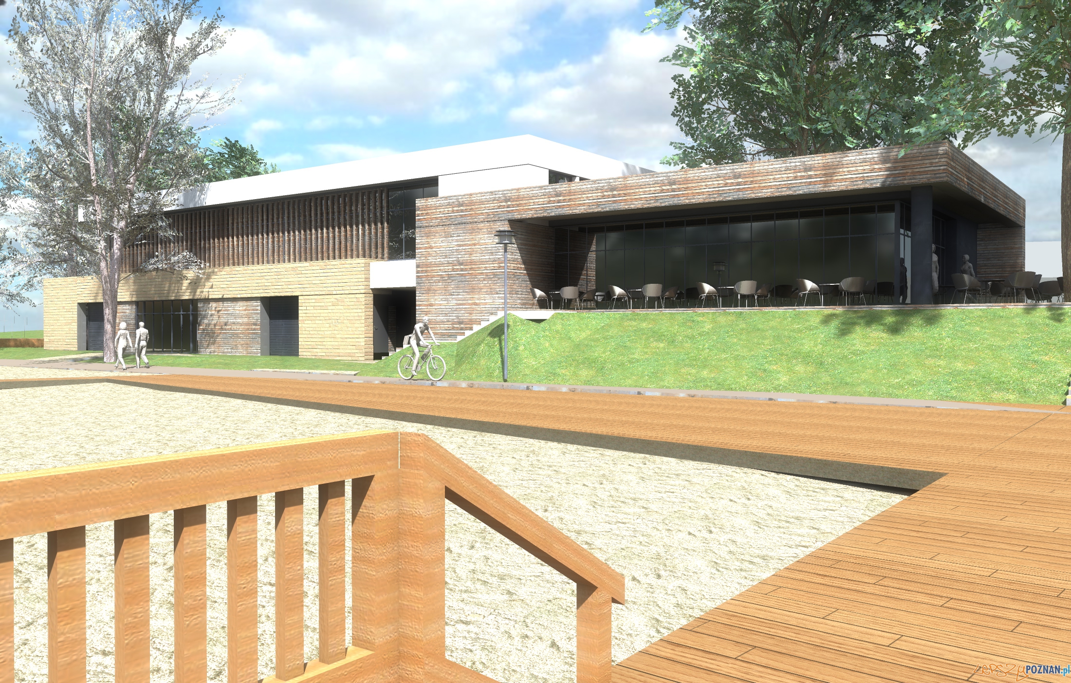 Będą zmiany nad jeziorem Biezdruchowo Foto: wizualizacje Będą zmiany nad jeziorem Biezdruchowo Foto: wizualizacje