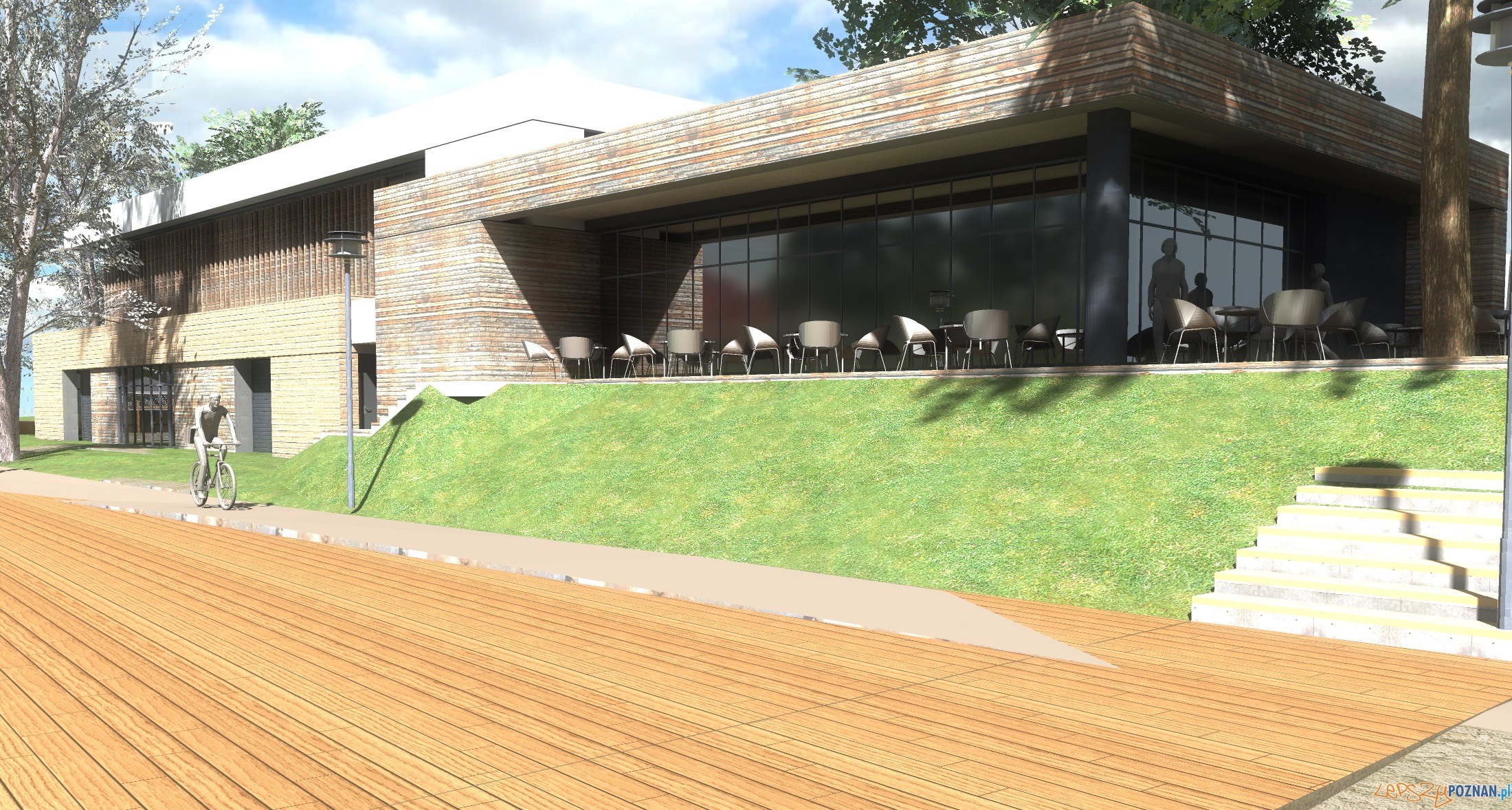 Będą zmiany nad jeziorem Biezdruchowo Foto: wizualizacje Będą zmiany nad jeziorem Biezdruchowo Foto: wizualizacje