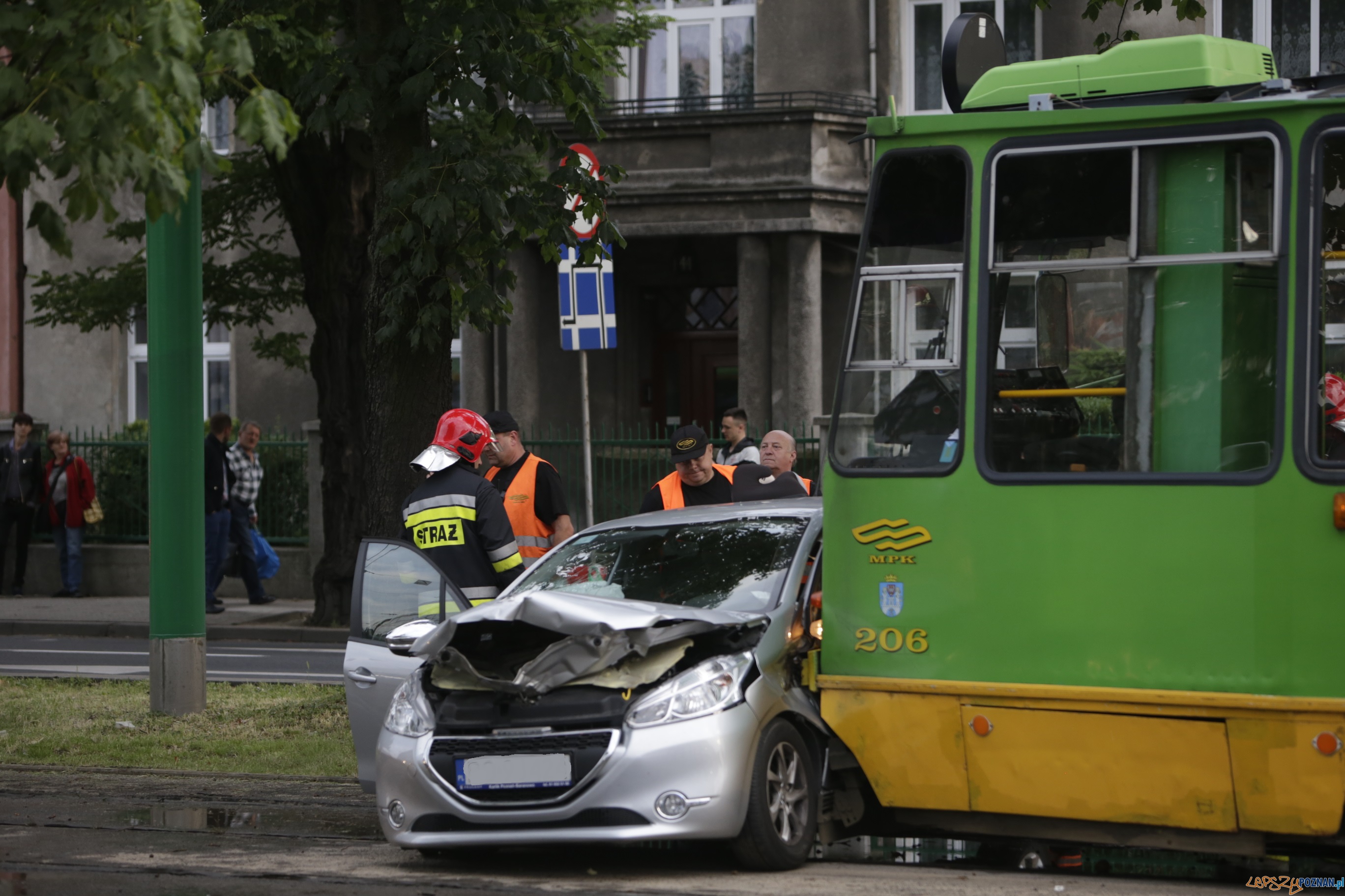 Wypadek Kasprzaka/Hetmańska Foto: lepszyPOZNAN.pl / Piotr Rychter Wypadek Kasprzaka/Hetmańska Foto: lepszyPOZNAN.pl / Piotr Rychter