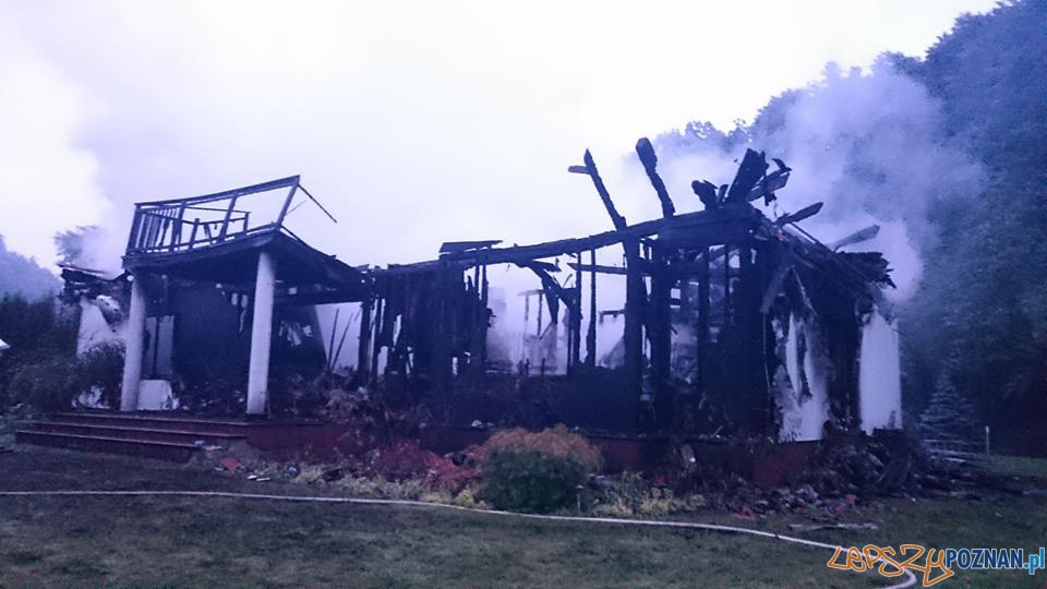 Pożar na Biskupińskiej Foto: OSP Suchy Las Pożar na Biskupińskiej Foto: OSP Suchy Las