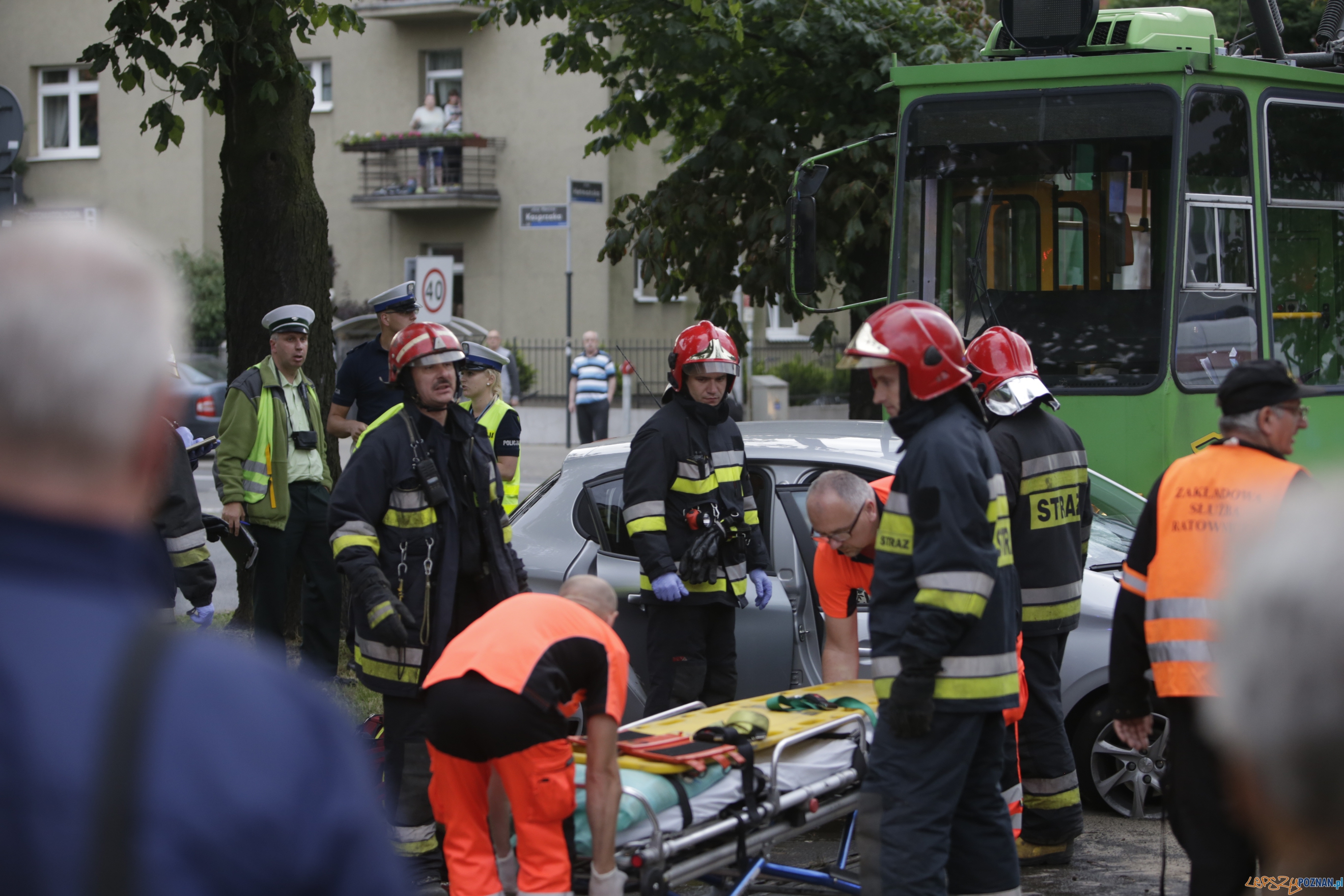 Wypadek Kasprzaka/Hetmańska Foto: lepszyPOZNAN.pl / Piotr Rychter Wypadek Kasprzaka/Hetmańska Foto: lepszyPOZNAN.pl / Piotr Rychter