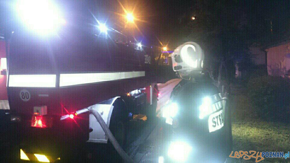 Pożar na Biskupińskiej Foto: OSP Suchy Las Pożar na Biskupińskiej Foto: OSP Suchy Las