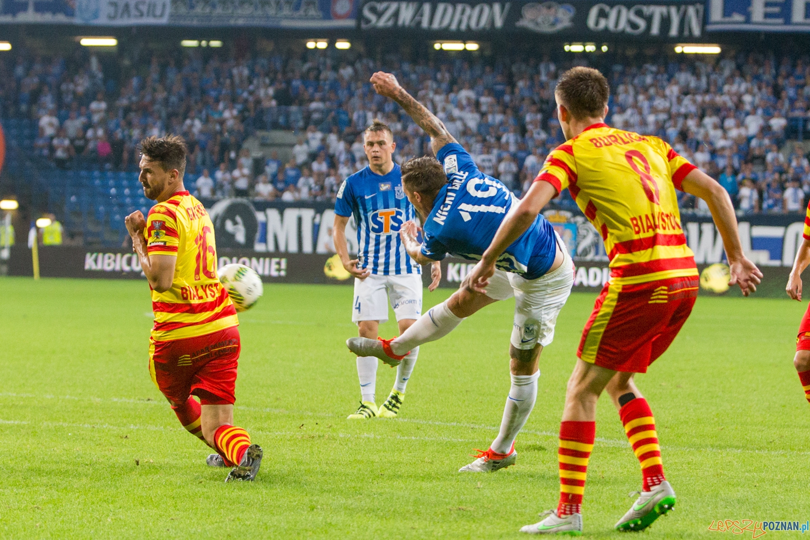 3. kolejka Lotto Ekstraklasy - Lech Poznań - Jagiellonia Biały Foto: lepszyPOZNAN.pl / Piotr Rychter 3. kolejka Lotto Ekstraklasy - Lech Poznań - Jagiellonia Biały Foto: lepszyPOZNAN.pl / Piotr Rychter