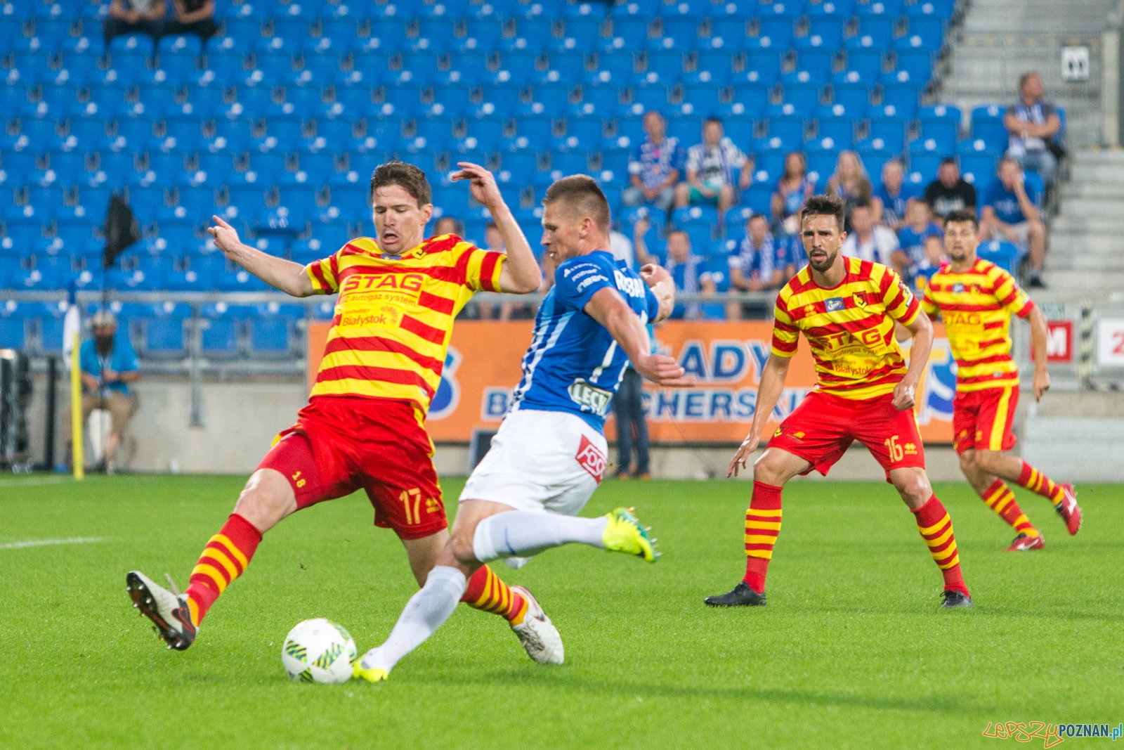 3. kolejka Lotto Ekstraklasy - Lech Poznań - Jagiellonia Biały Foto: lepszyPOZNAN.pl / Piotr Rychter 3. kolejka Lotto Ekstraklasy - Lech Poznań - Jagiellonia Biały Foto: lepszyPOZNAN.pl / Piotr Rychter