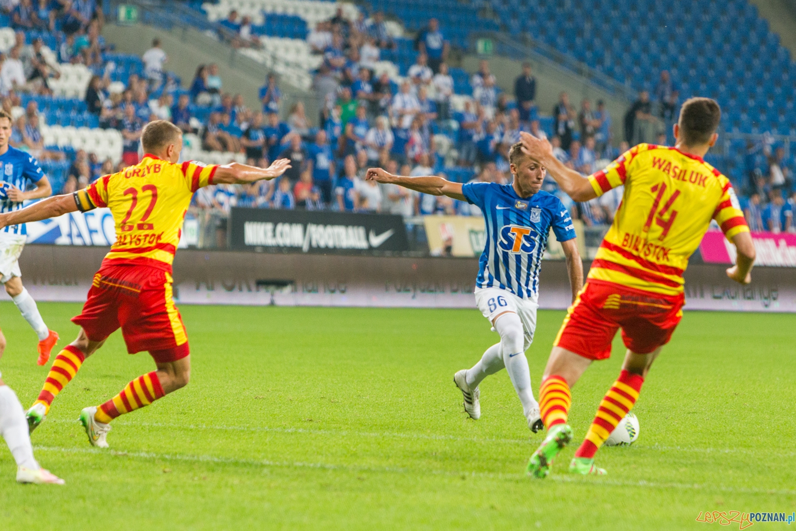 3. kolejka Lotto Ekstraklasy - Lech Poznań - Jagiellonia Biały Foto: lepszyPOZNAN.pl / Piotr Rychter 3. kolejka Lotto Ekstraklasy - Lech Poznań - Jagiellonia Biały Foto: lepszyPOZNAN.pl / Piotr Rychter