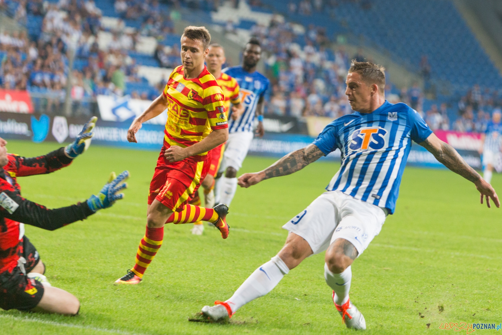 3. kolejka Lotto Ekstraklasy - Lech Poznań - Jagiellonia Biały Foto: lepszyPOZNAN.pl / Piotr Rychter 3. kolejka Lotto Ekstraklasy - Lech Poznań - Jagiellonia Biały Foto: lepszyPOZNAN.pl / Piotr Rychter