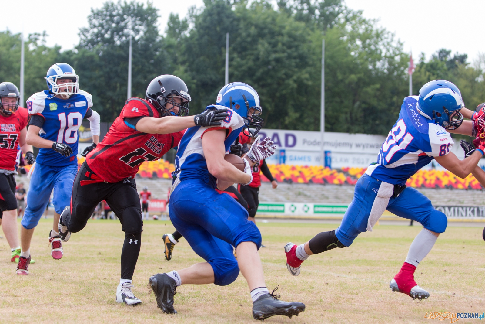 Kozły Poznań vs Wrocław Outlaws Foto: lepszyPOZNAN.pl / Piotr Rychter Kozły Poznań vs Wrocław Outlaws Foto: lepszyPOZNAN.pl / Piotr Rychter