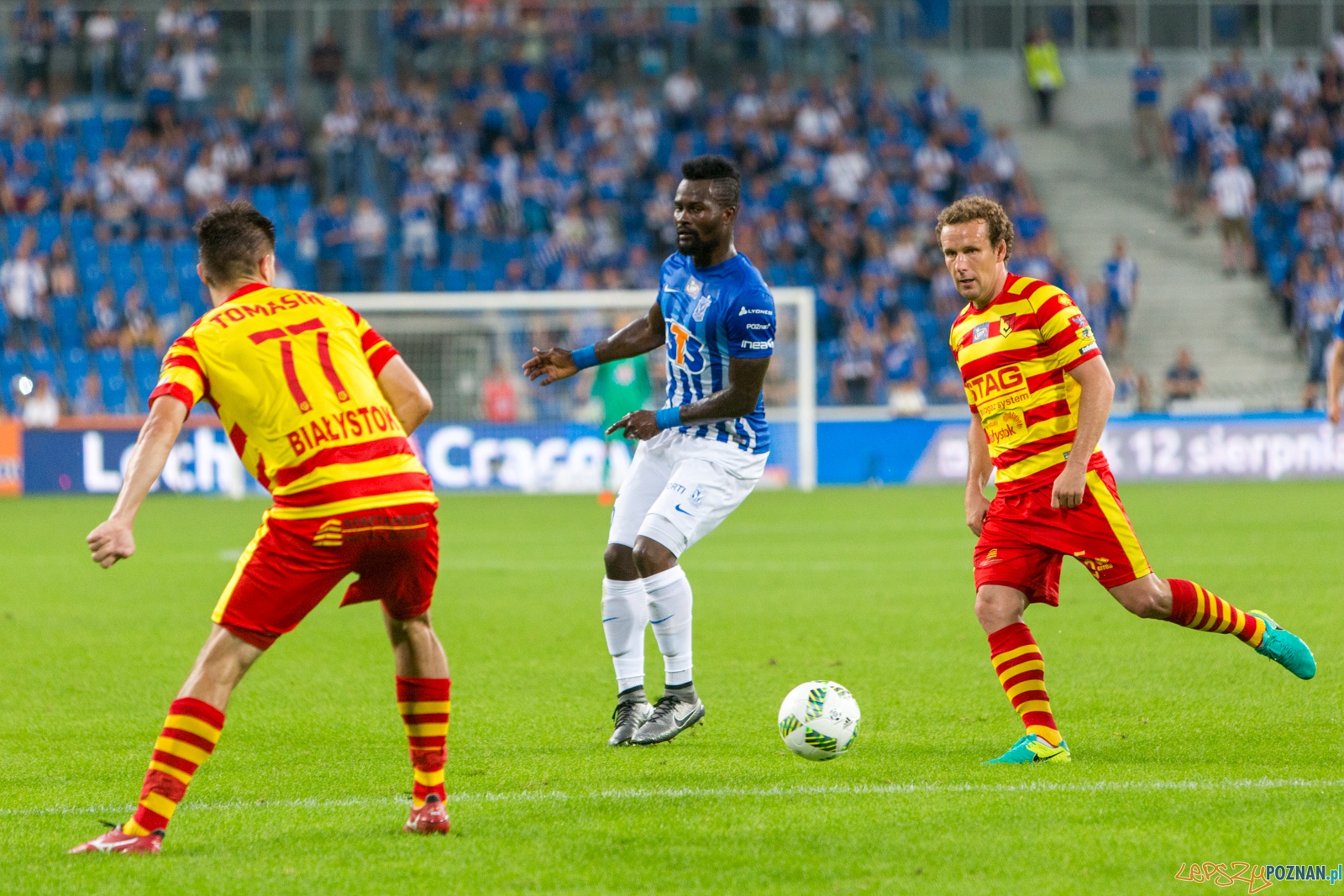 3. kolejka Lotto Ekstraklasy - Lech Poznań - Jagiellonia Biały Foto: lepszyPOZNAN.pl / Piotr Rychter 3. kolejka Lotto Ekstraklasy - Lech Poznań - Jagiellonia Biały Foto: lepszyPOZNAN.pl / Piotr Rychter