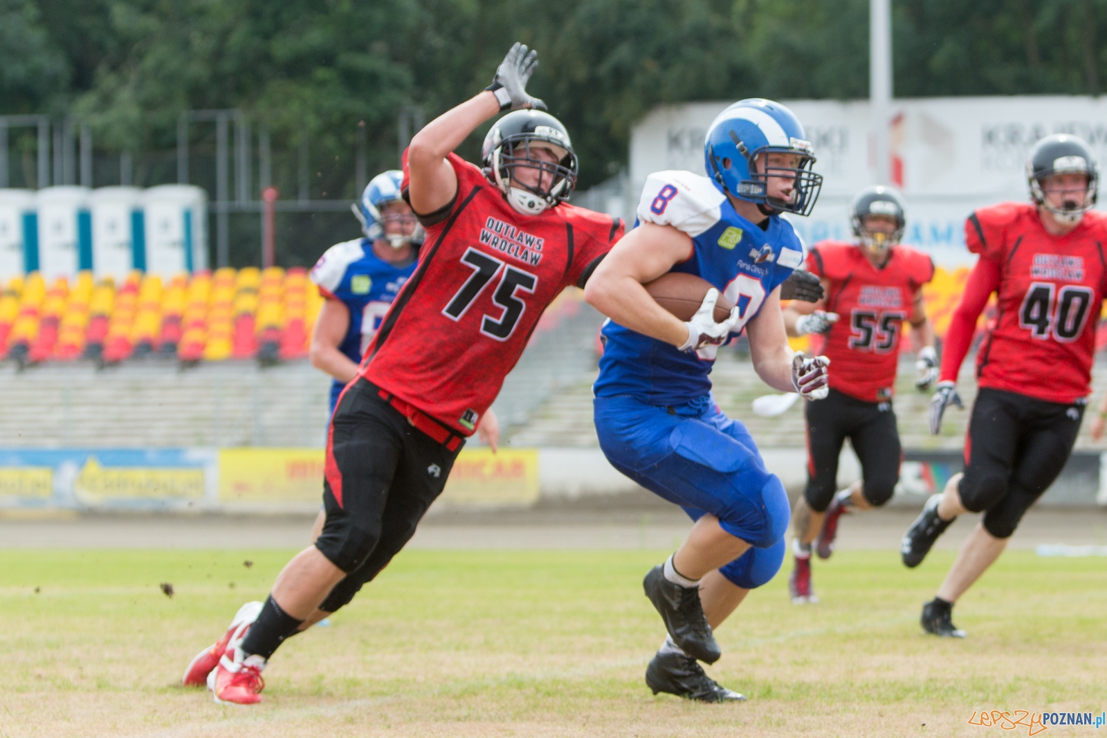 Kozły Poznań vs Wrocław Outlaws Foto: lepszyPOZNAN.pl / Piotr Rychter Kozły Poznań vs Wrocław Outlaws Foto: lepszyPOZNAN.pl / Piotr Rychter