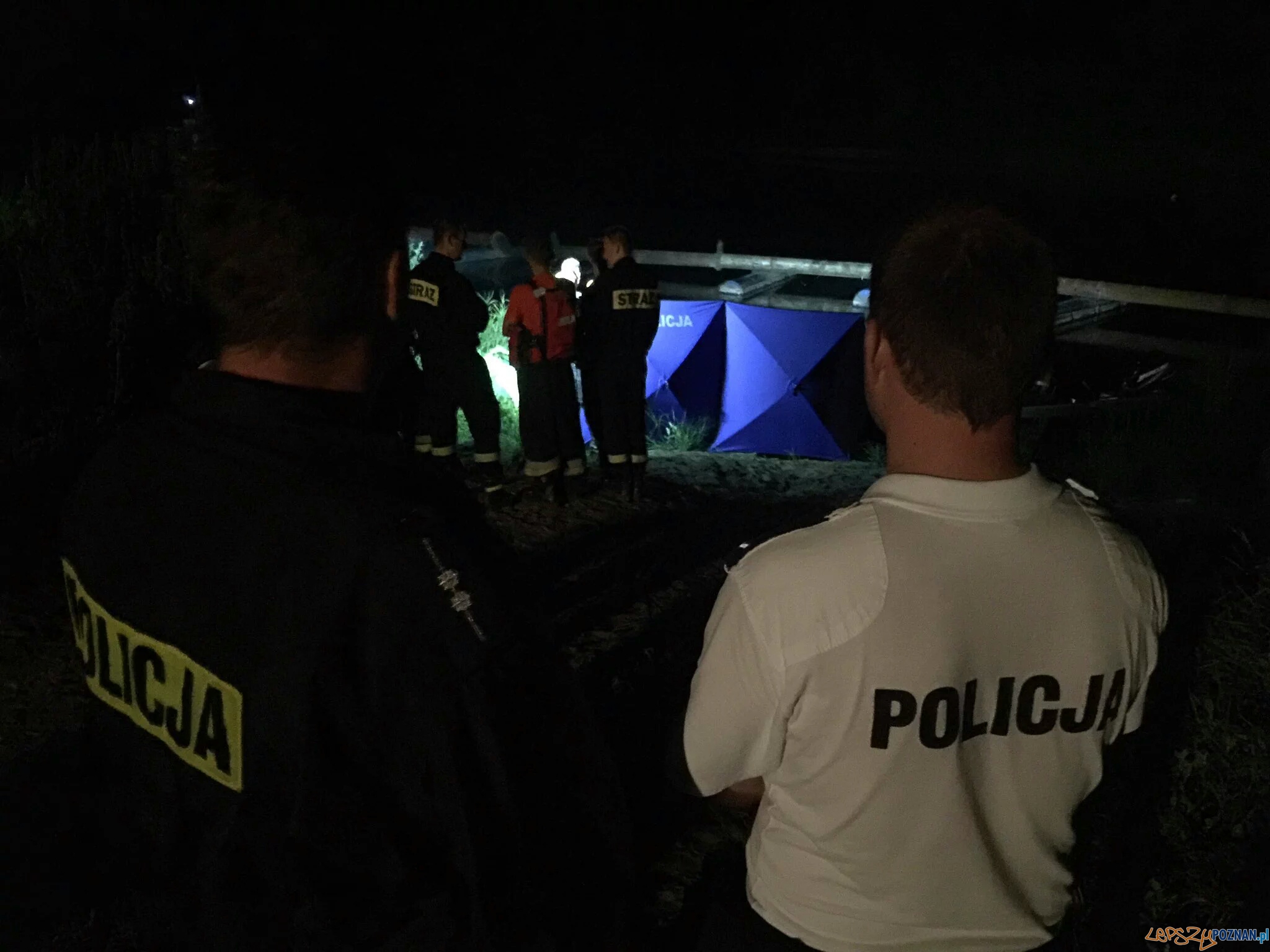 Z warty wyłowiono ciało kobiety - wiele wskazuje, że to Ewa Tylman  Foto: KMP Poznań