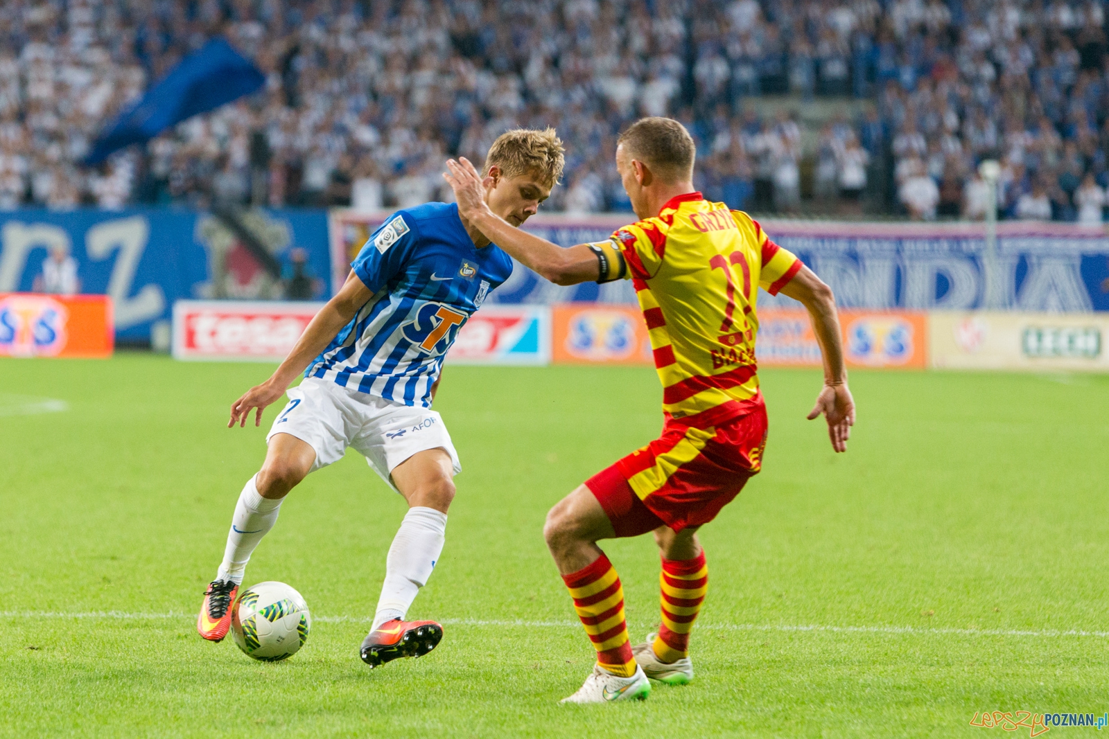 3. kolejka Lotto Ekstraklasy - Lech Poznań - Jagiellonia Biały Foto: lepszyPOZNAN.pl / Piotr Rychter 3. kolejka Lotto Ekstraklasy - Lech Poznań - Jagiellonia Biały Foto: lepszyPOZNAN.pl / Piotr Rychter