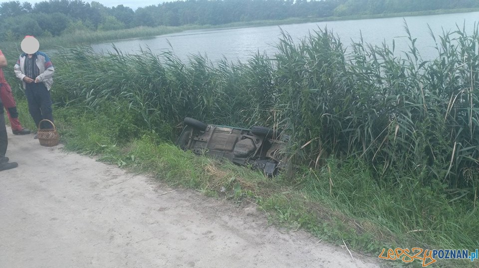 Maluch w stawie! Foto: OSP Skoki / K Wontroba Maluch w stawie! Foto: OSP Skoki / K Wontroba