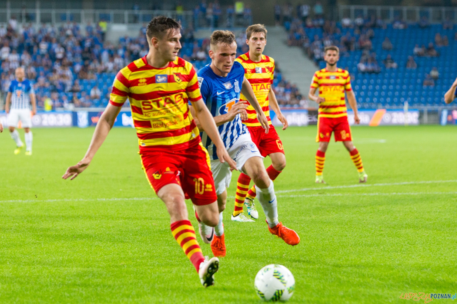 3. kolejka Lotto Ekstraklasy - Lech Poznań - Jagiellonia Biały Foto: lepszyPOZNAN.pl / Piotr Rychter 3. kolejka Lotto Ekstraklasy - Lech Poznań - Jagiellonia Biały Foto: lepszyPOZNAN.pl / Piotr Rychter