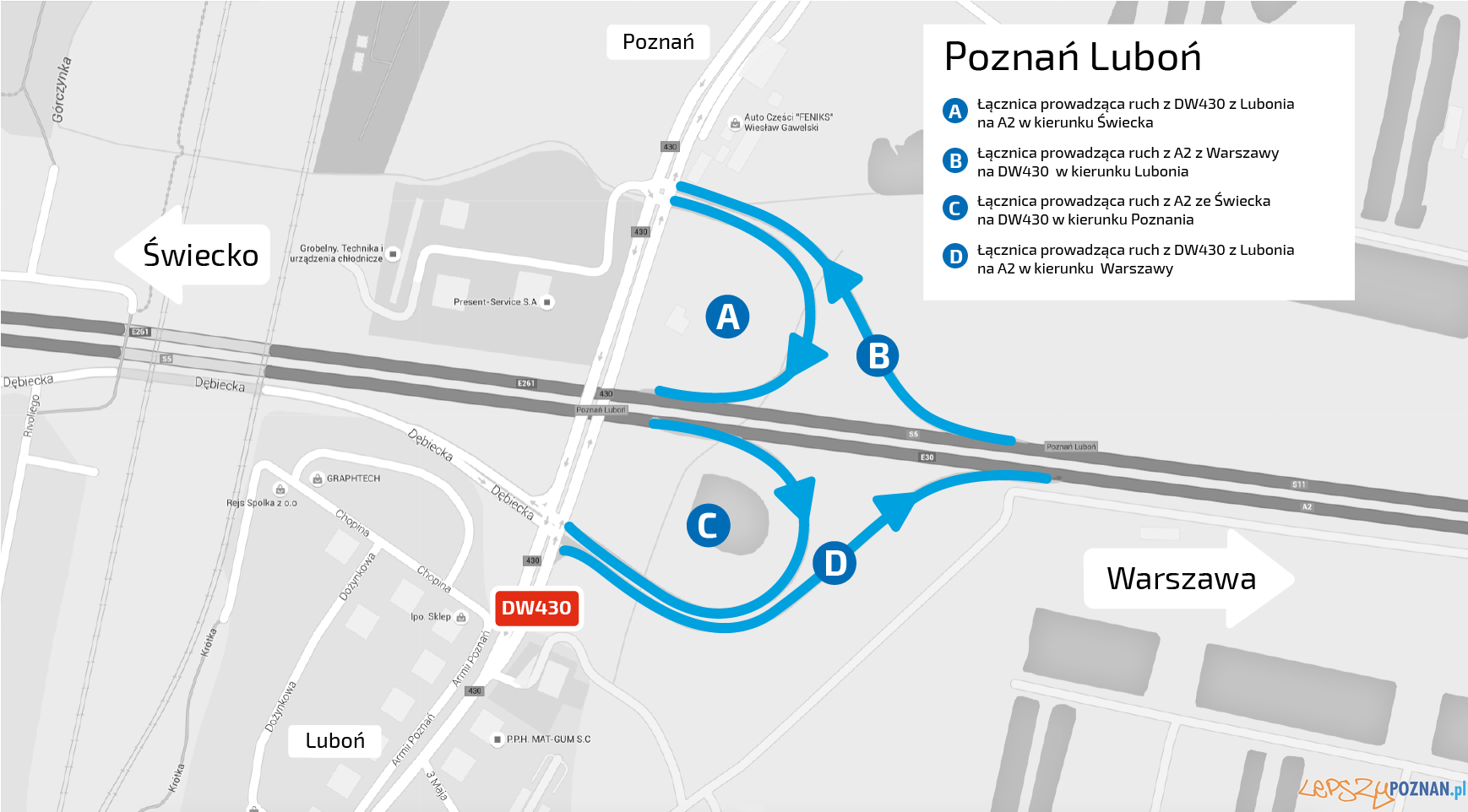 Poznań Luboń_mapa główna_PL Foto: Poznań Luboń_mapa główna_PL Foto: