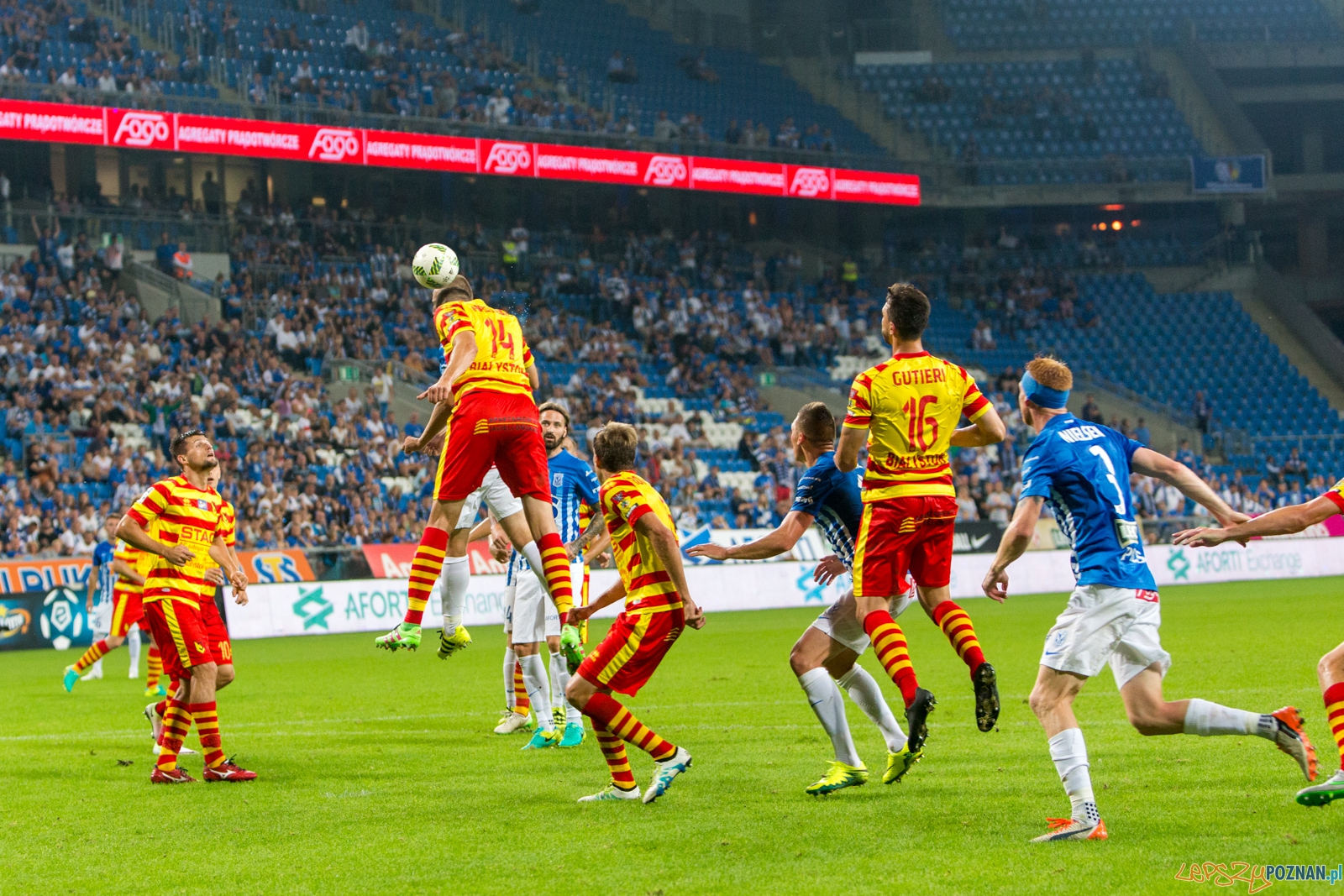 3. kolejka Lotto Ekstraklasy - Lech Poznań - Jagiellonia Biały Foto: lepszyPOZNAN.pl / Piotr Rychter 3. kolejka Lotto Ekstraklasy - Lech Poznań - Jagiellonia Biały Foto: lepszyPOZNAN.pl / Piotr Rychter