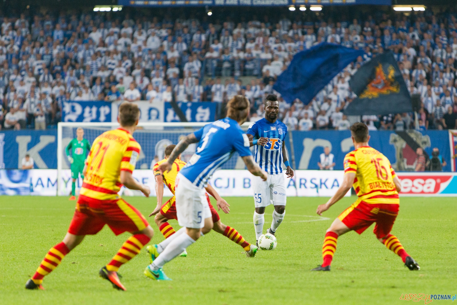 3. kolejka Lotto Ekstraklasy - Lech Poznań - Jagiellonia Biały Foto: lepszyPOZNAN.pl / Piotr Rychter 3. kolejka Lotto Ekstraklasy - Lech Poznań - Jagiellonia Biały Foto: lepszyPOZNAN.pl / Piotr Rychter