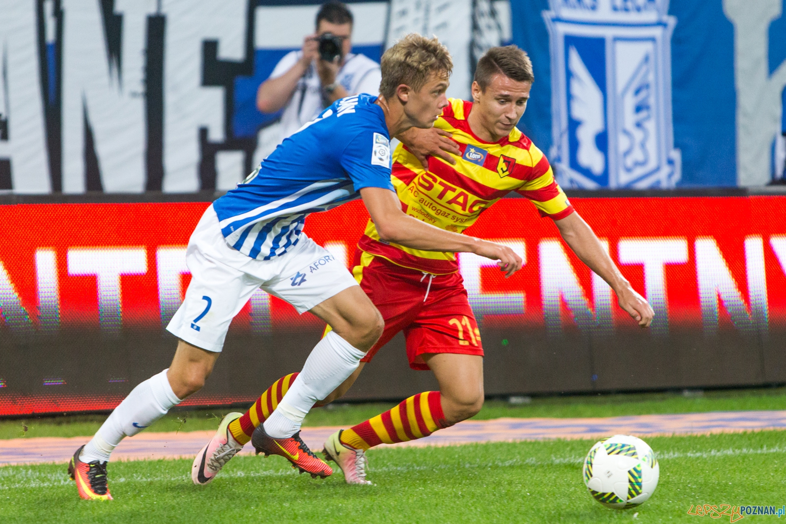 3. kolejka Lotto Ekstraklasy - Lech Poznań - Jagiellonia Biały Foto: lepszyPOZNAN.pl / Piotr Rychter 3. kolejka Lotto Ekstraklasy - Lech Poznań - Jagiellonia Biały Foto: lepszyPOZNAN.pl / Piotr Rychter