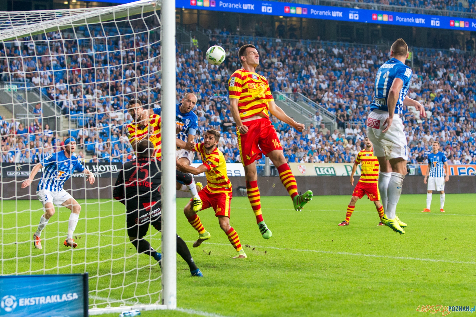 3. kolejka Lotto Ekstraklasy - Lech Poznań - Jagiellonia Biały Foto: lepszyPOZNAN.pl / Piotr Rychter 3. kolejka Lotto Ekstraklasy - Lech Poznań - Jagiellonia Biały Foto: lepszyPOZNAN.pl / Piotr Rychter