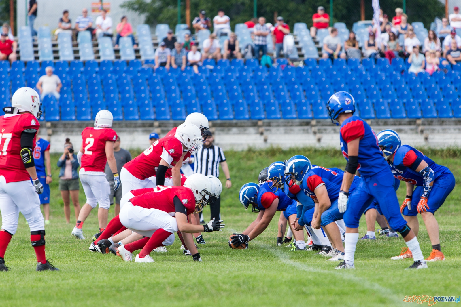 Koz艂y Pozna艅 B - Patrioci Pozna艅 - 8. kolejka PLFA II Foto: lepszyPOZNAN.pl / Piotr Rychter Koz艂y Pozna艅 B - Patrioci Pozna艅 - 8. kolejka PLFA II Foto: lepszyPOZNAN.pl / Piotr Rychter