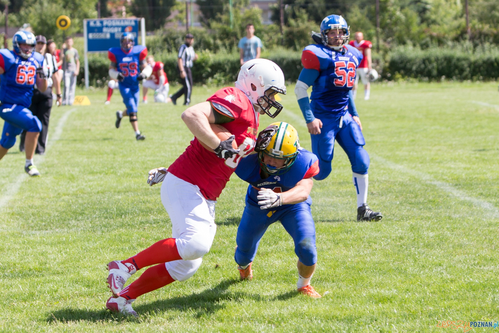 Koz艂y Pozna艅 B - Patrioci Pozna艅 - 8. kolejka PLFA II Foto: lepszyPOZNAN.pl / Piotr Rychter Koz艂y Pozna艅 B - Patrioci Pozna艅 - 8. kolejka PLFA II Foto: lepszyPOZNAN.pl / Piotr Rychter