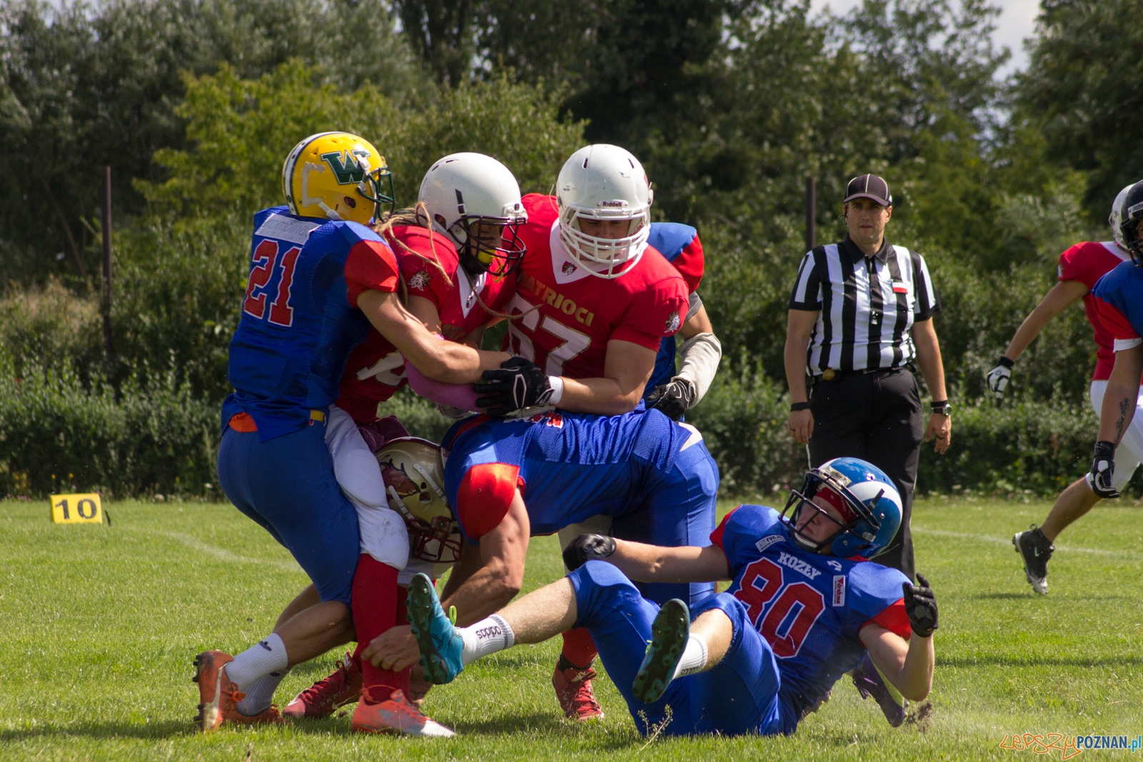 Koz艂y Pozna艅 B-Patrioci Pozna艅 Foto: Ewelina Ja艣kowiak Koz艂y Pozna艅 B-Patrioci Pozna艅 Foto: Ewelina Ja艣kowiak