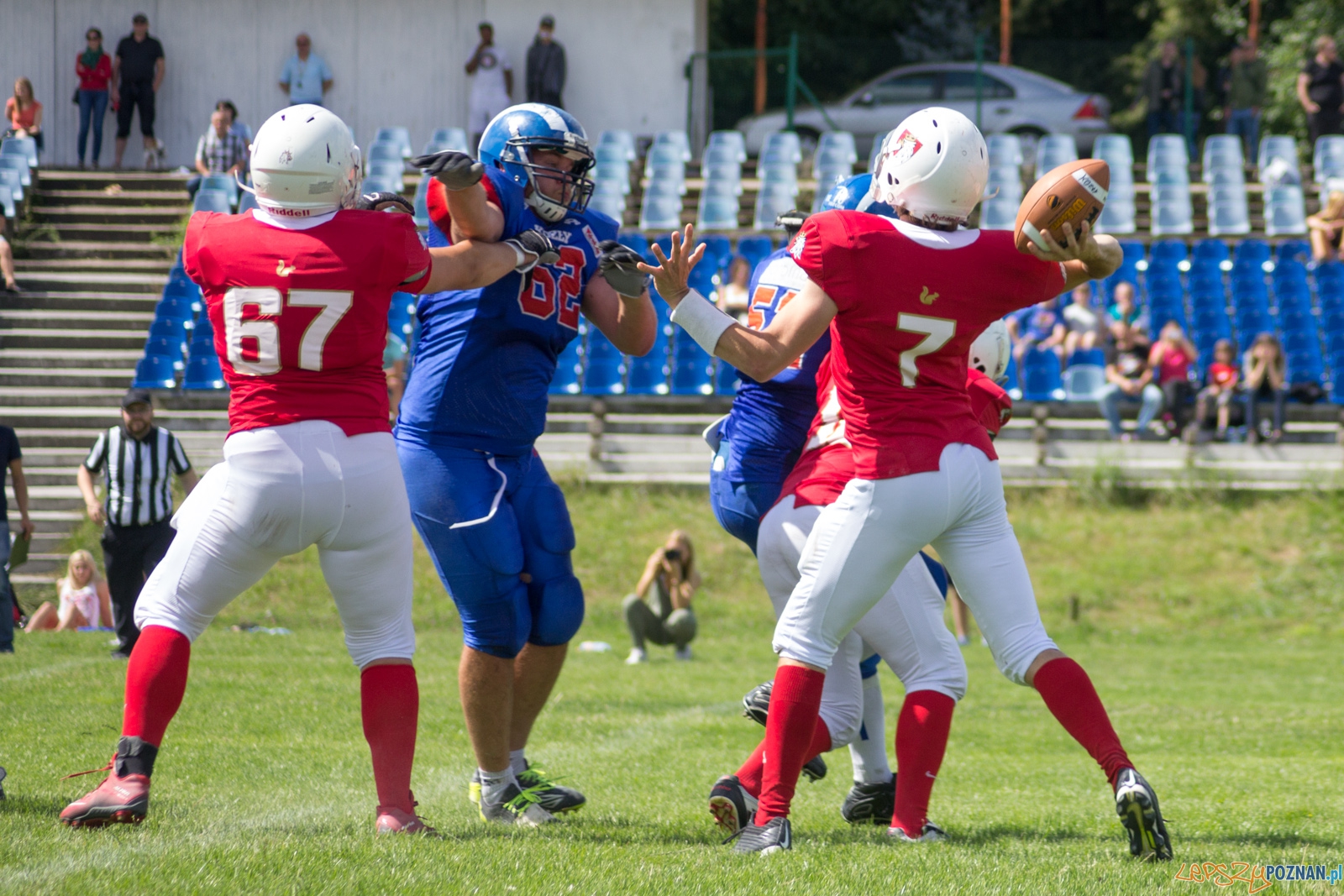 Koz艂y Pozna艅 B-Patrioci Pozna艅 Foto: Ewelina Ja艣kowiak Koz艂y Pozna艅 B-Patrioci Pozna艅 Foto: Ewelina Ja艣kowiak