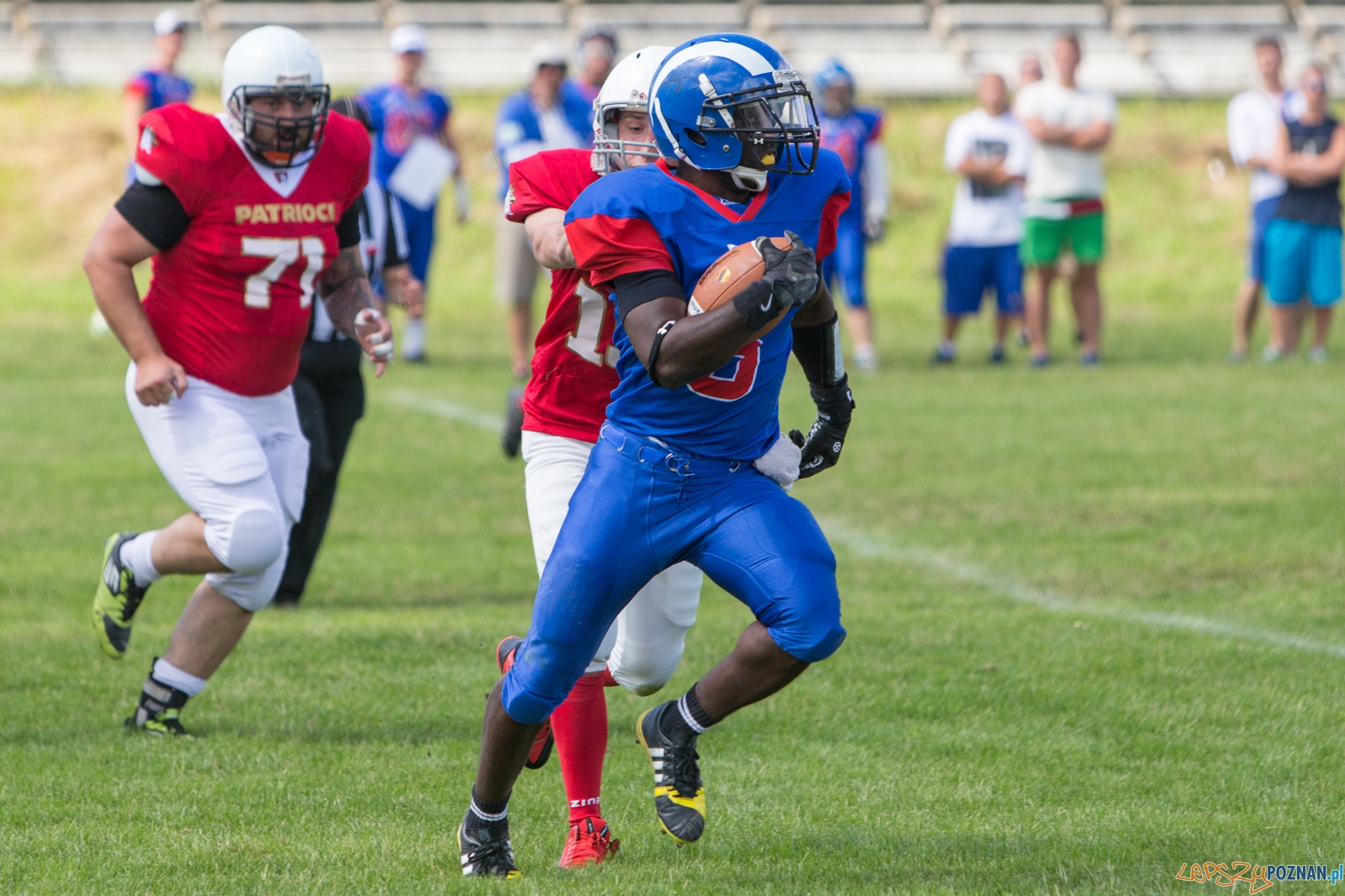 Koz艂y Pozna艅 B - Patrioci Pozna艅 - 8. kolejka PLFA II Foto: lepszyPOZNAN.pl / Piotr Rychter Koz艂y Pozna艅 B - Patrioci Pozna艅 - 8. kolejka PLFA II Foto: lepszyPOZNAN.pl / Piotr Rychter