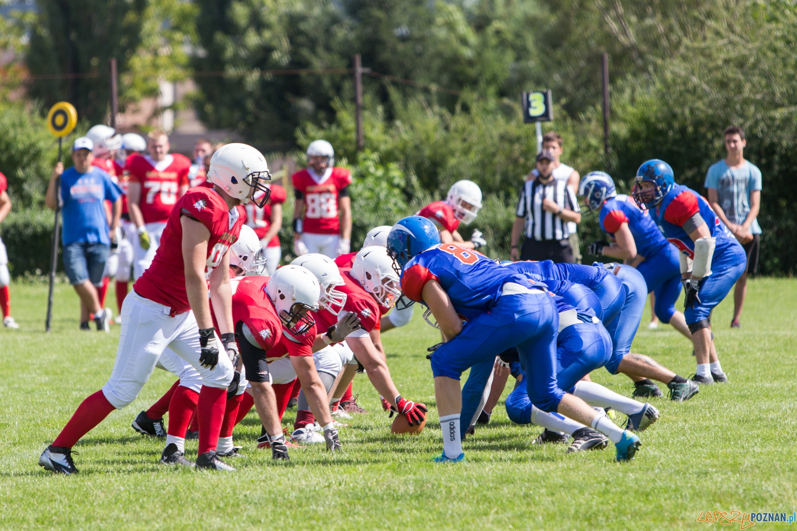 Koz艂y Pozna艅 B - Patrioci Pozna艅 - 8. kolejka PLFA II Foto: lepszyPOZNAN.pl / Piotr Rychter Koz艂y Pozna艅 B - Patrioci Pozna艅 - 8. kolejka PLFA II Foto: lepszyPOZNAN.pl / Piotr Rychter