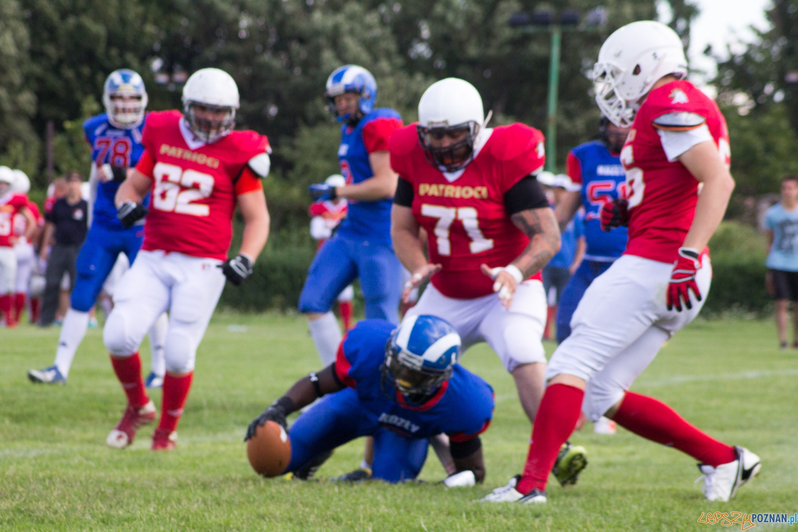 Koz艂y Pozna艅 B-Patrioci Pozna艅 Foto: Ewelina Ja艣kowiak Koz艂y Pozna艅 B-Patrioci Pozna艅 Foto: Ewelina Ja艣kowiak