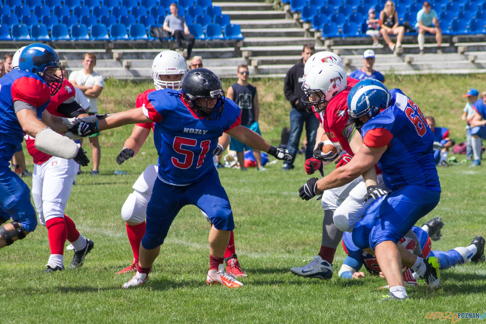 Koz艂y Pozna艅 B-Patrioci Pozna艅 Foto: Ewelina Ja艣kowiak Koz艂y Pozna艅 B-Patrioci Pozna艅 Foto: Ewelina Ja艣kowiak