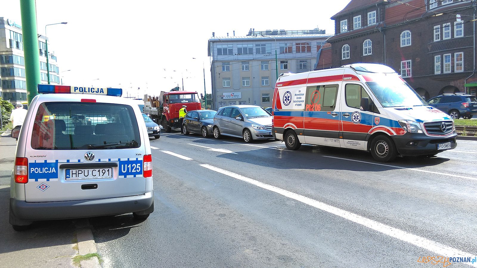 Karambol na Estkowskiego (2) Foto: Karambol na Estkowskiego (2) Foto: