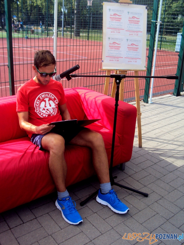 Narodowe Czytanie w OJ nr 2 w Poznaniu Foto: Narodowe Czytanie w OJ nr 2 w Poznaniu Foto: