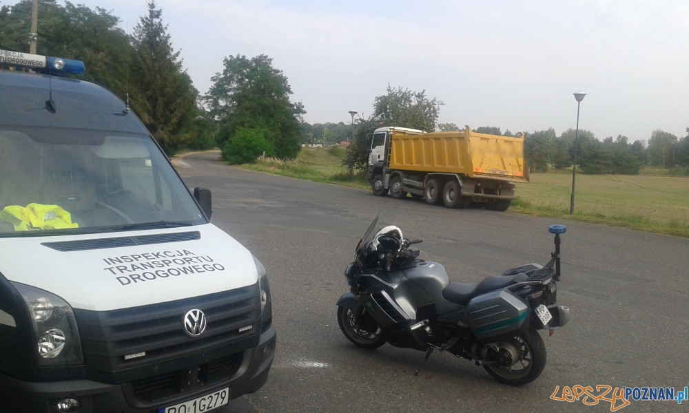Ciężkie winy kierowców ciężarówek Foto: WITD Poznań Ciężkie winy kierowców ciężarówek Foto: WITD Poznań