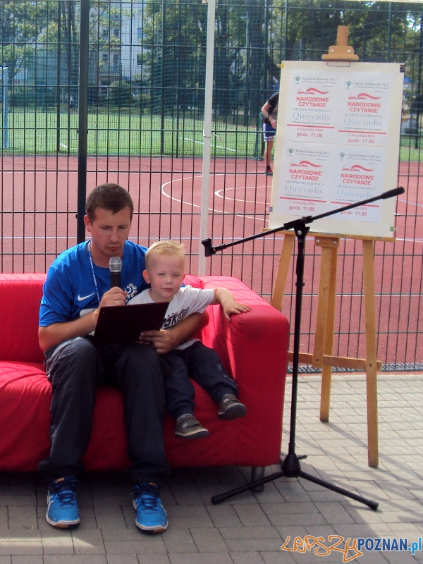 Narodowe Czytanie w OJ nr 2 w Poznaniu Foto: Narodowe Czytanie w OJ nr 2 w Poznaniu Foto: